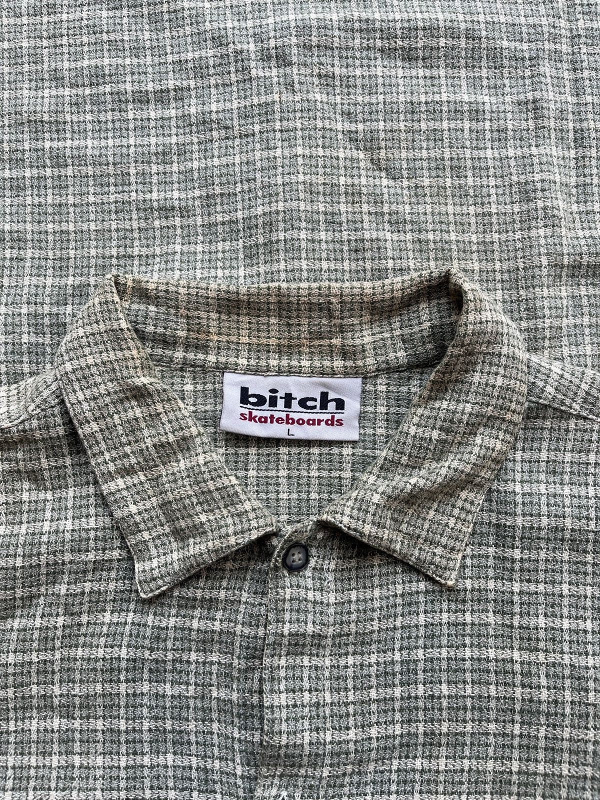 Other 90's Bitch Skateboard Plaid Shirt Size US L / EU 52-54 / 3 - 3 Thumbnail