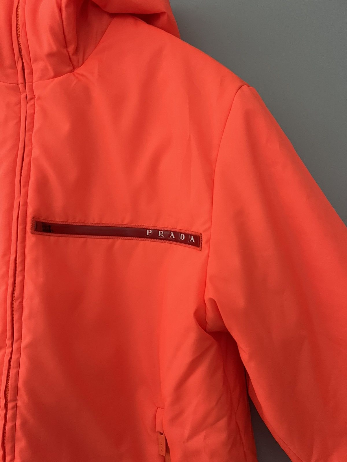 Prada Prada Linea Rossa AW18 Tech Logo Padded Jacket Size US S / EU 44-46 / 1 - 2 Thumbnail