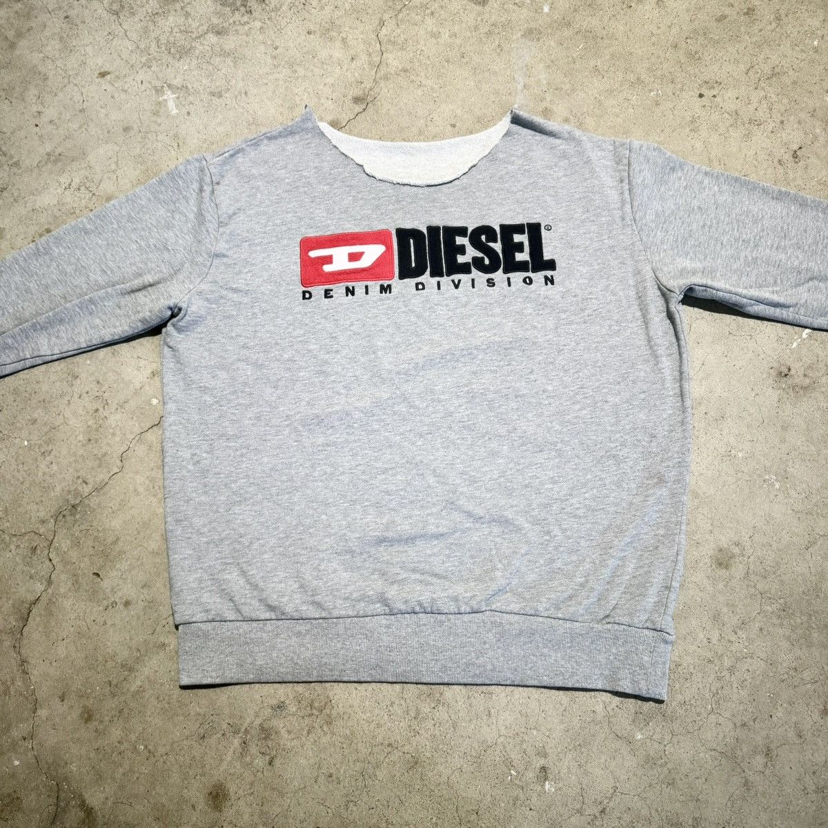 Designer × Diesel DIESEL JEANS DIVISION SWEATSHIRT! Size US L / EU 52-54 / 3 - 2 Thumbnail