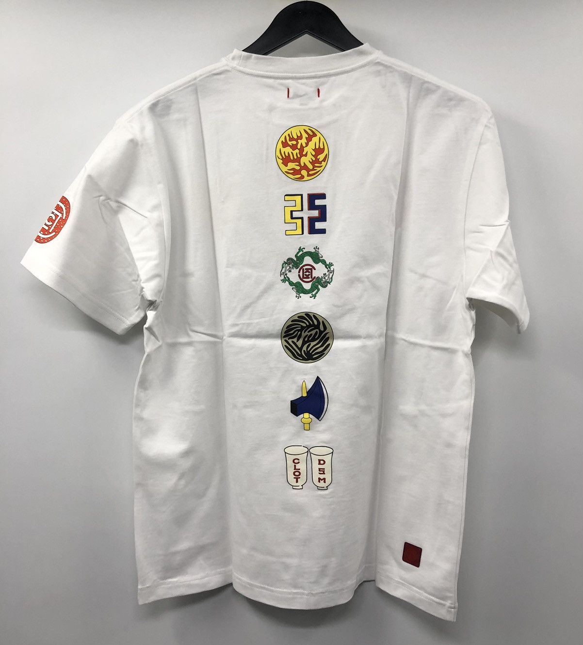 Dover Street Market CLOT x DSM Insignia Fearless Logo White T-Shirt Small Size US S / EU 44-46 / 1 - 11 Thumbnail