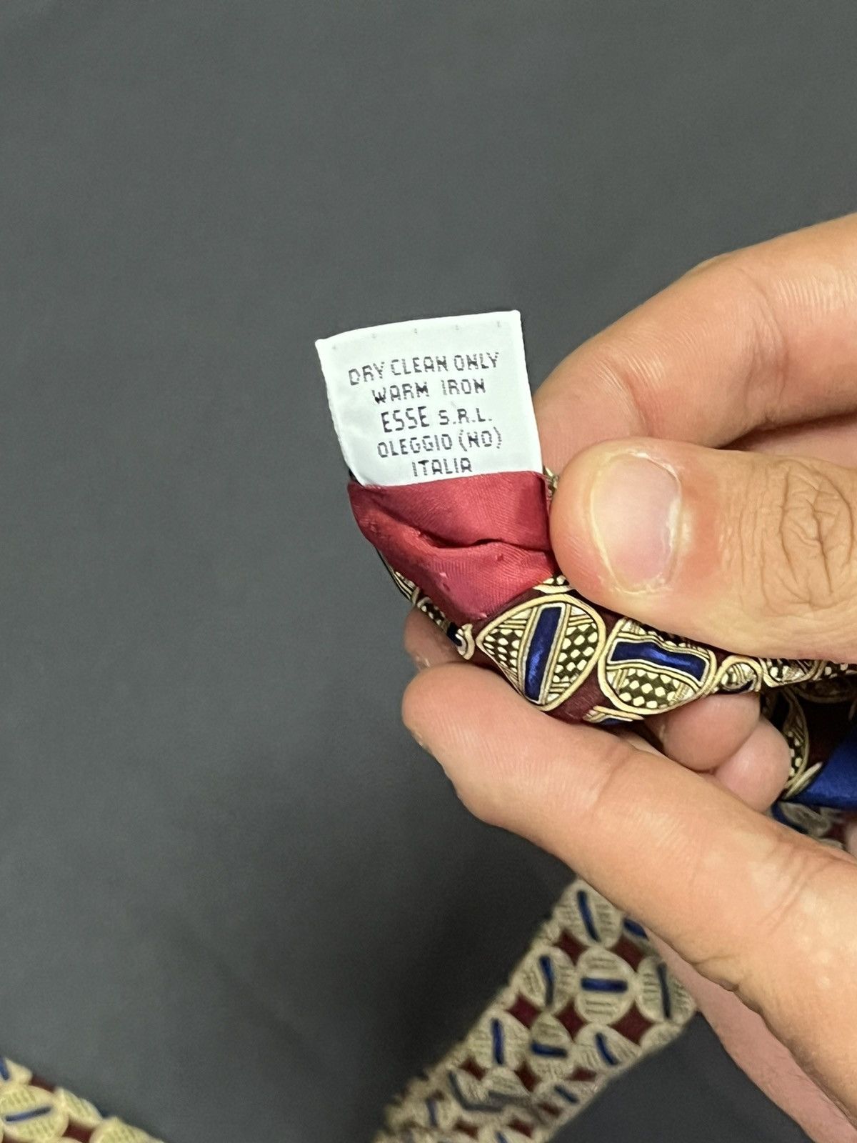 Valentino × Vintage Very old and rare valentino tie Size ONE SIZE - 5 Thumbnail