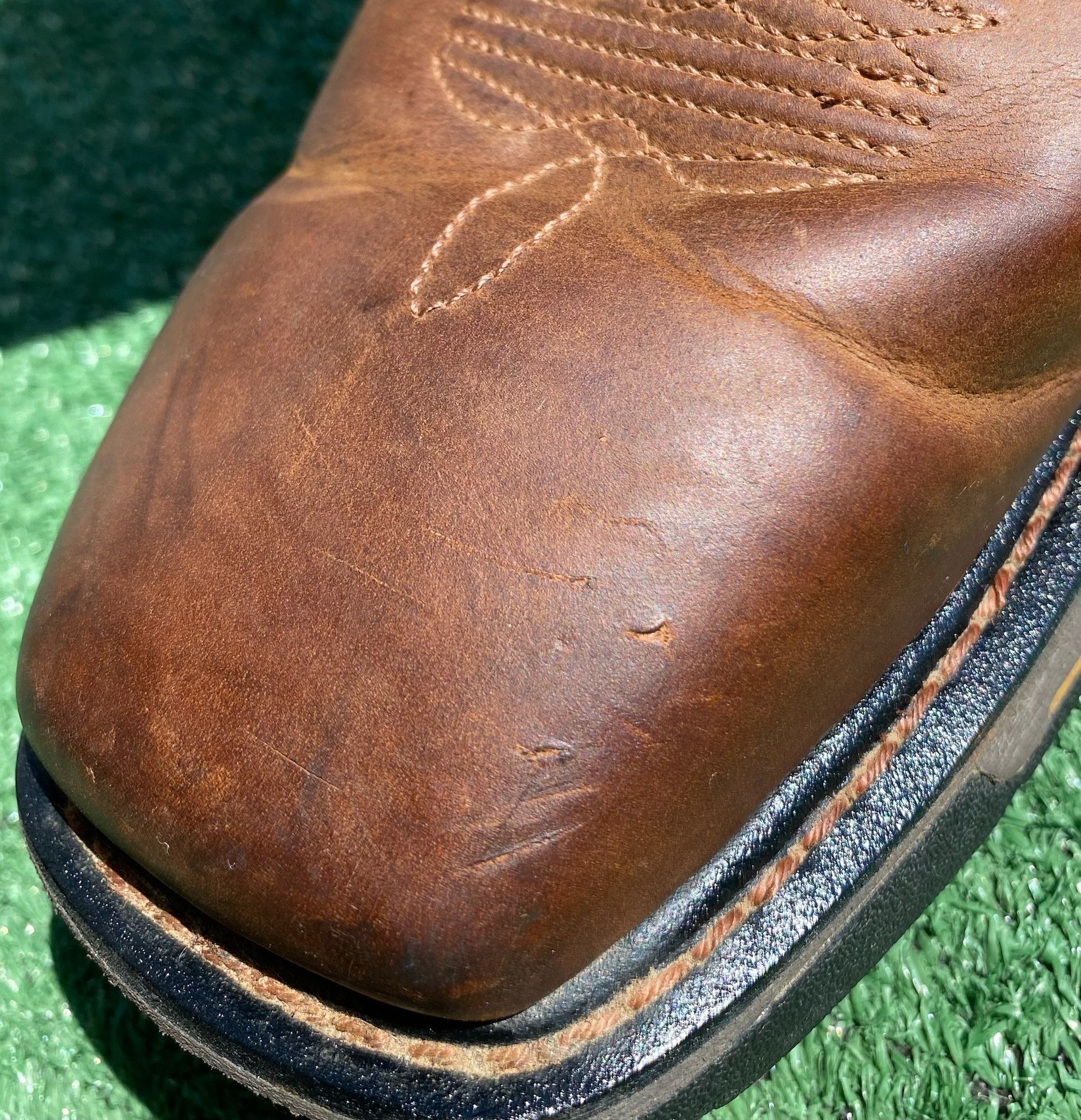 Ariat Ariat Workhog Leather Square Soft Toe Western Work Boots 13D Size US 13 / EU 46 - 11 Thumbnail