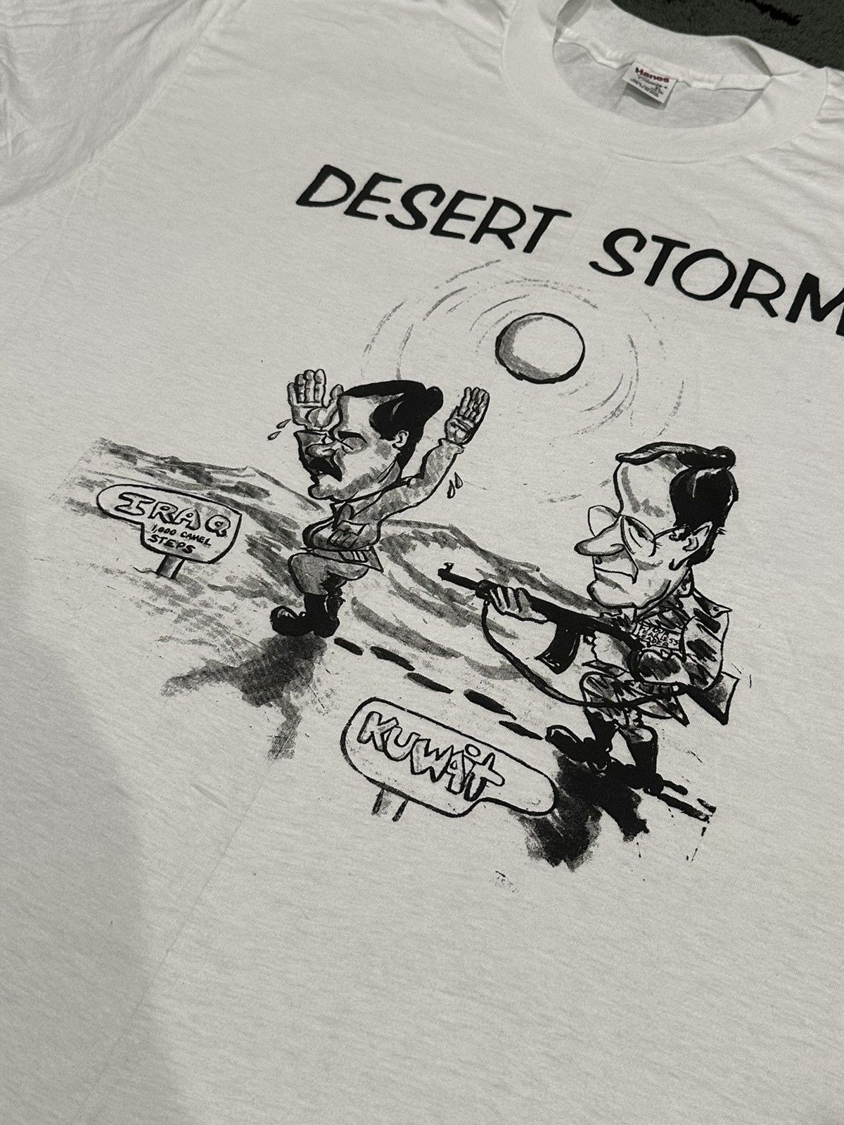 Hanes × Vintage Vintage Single Stitch “Desert Storm” Graphic T Size US XL / EU 56 / 4 - 5 Thumbnail