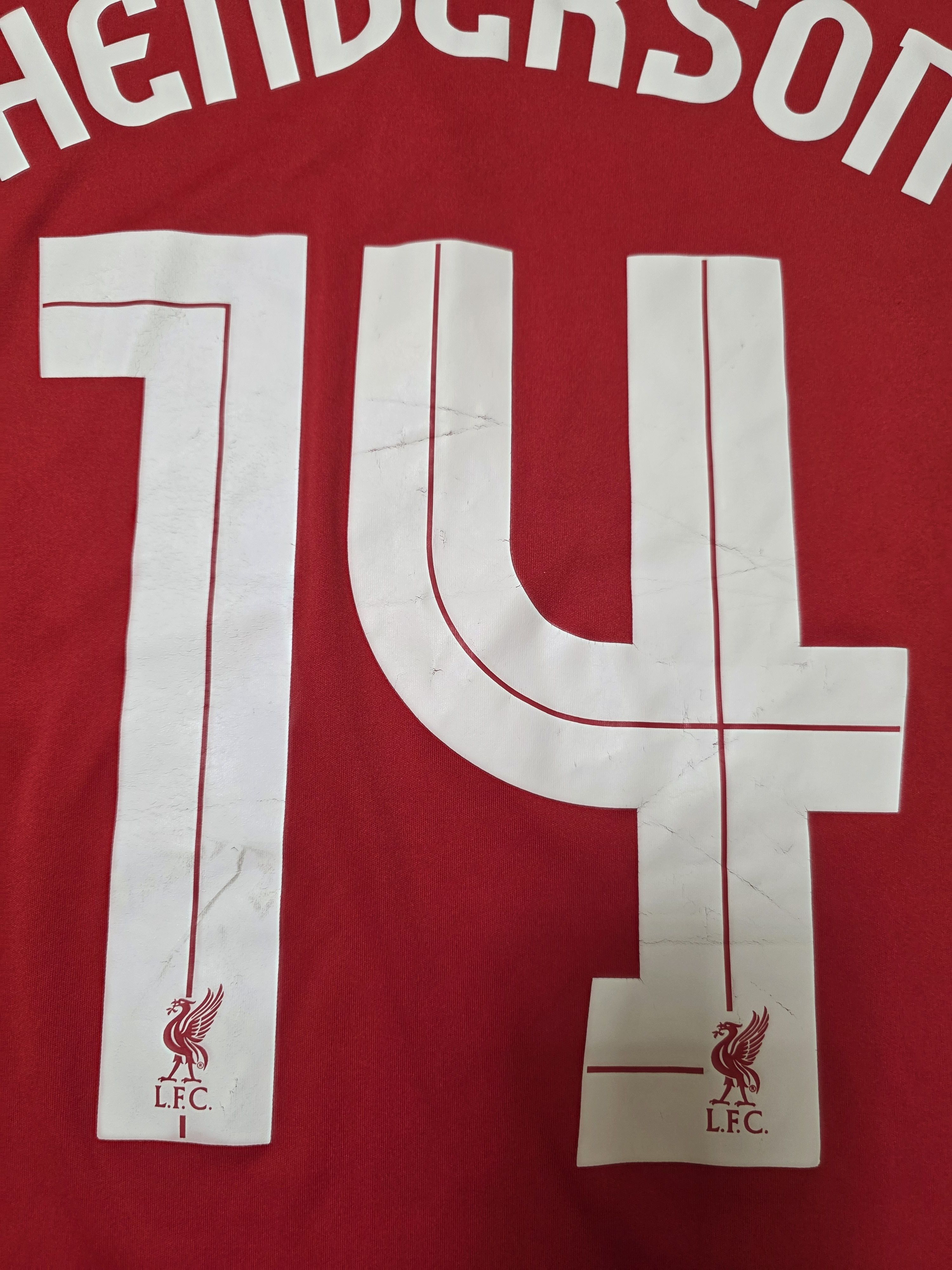 New Balance LIVERPOOL 2015 2016 HOME HENDERSON FOOTBALL SOCCER JERSEY Size US XL / EU 56 / 4 - 6 Thumbnail