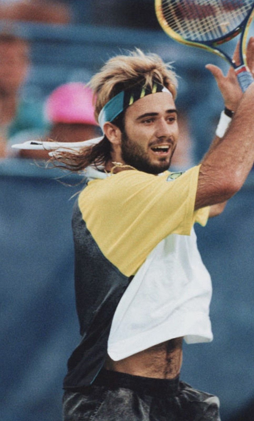 Nike ANDRE AGASSI Nike vintage 1990s challenge court bandana hat Size ONE SIZE - 2 Thumbnail