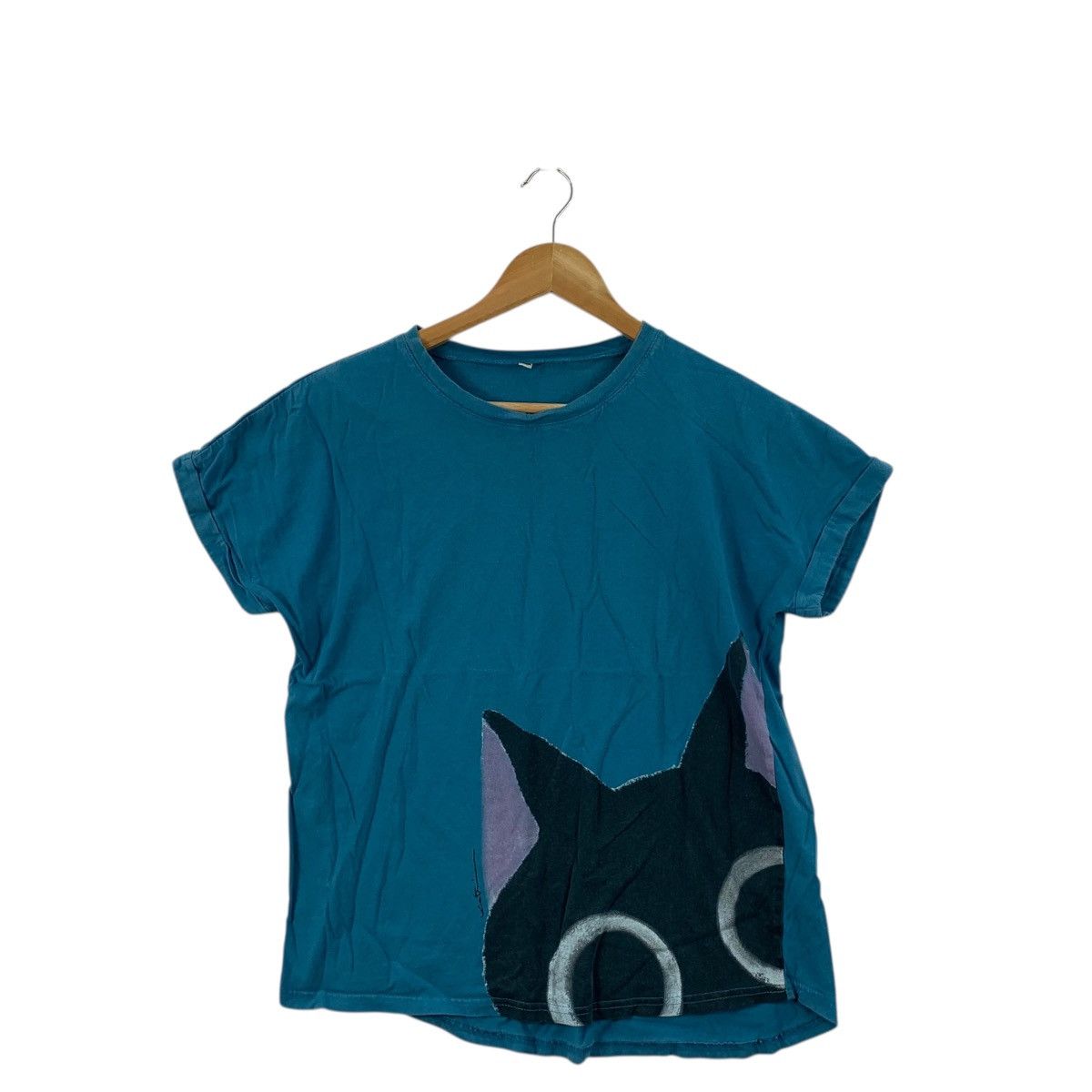 Anime ANIME KAZUO KATSUKI Black Cat Belluna Tee Shirt Top Big Size M / US 6-8 / IT 42-44 - 3 Thumbnail