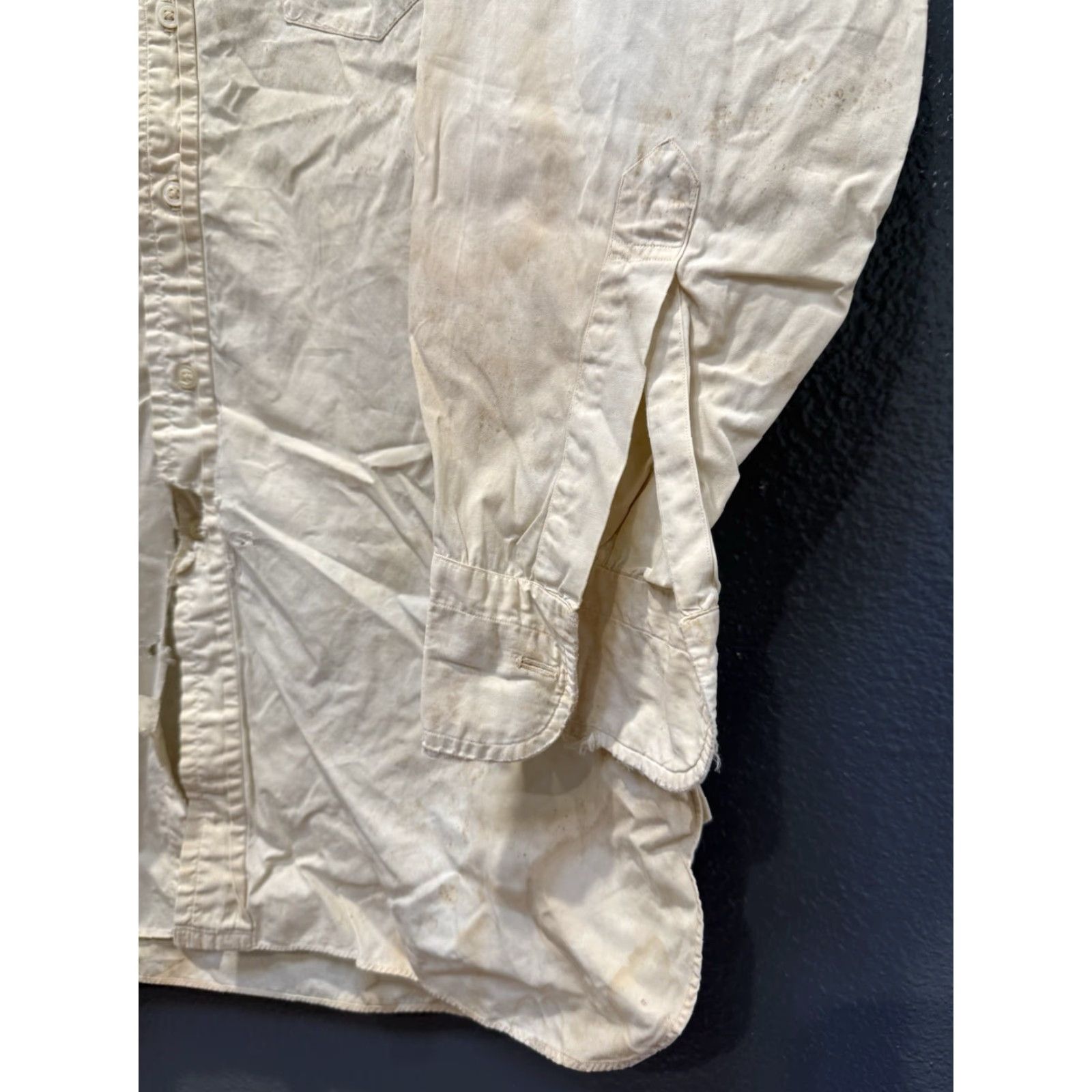 Vintage VINTAGE Towncraft Shirt Sanforized White Cotton Button-Front 1940s Medium Mens Size US M / EU 48-50 / 2 - 4 Thumbnail