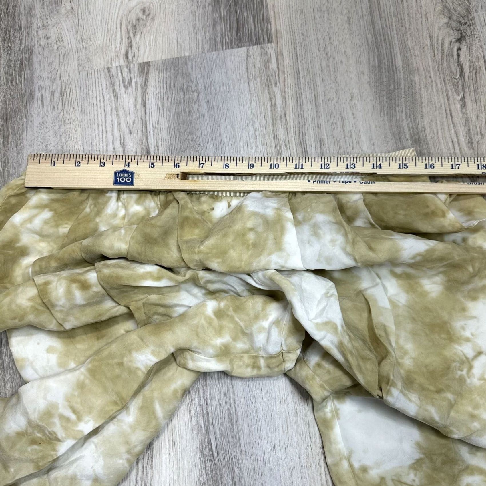 Vintage Womens Corey Lynn Calter Pants Beige Gold Cupro Pull On Relaxed Lightweight Sz L Pants Womens Lifestyle 90s Size 24" / US 00 / IT 34 - 2 Thumbnail