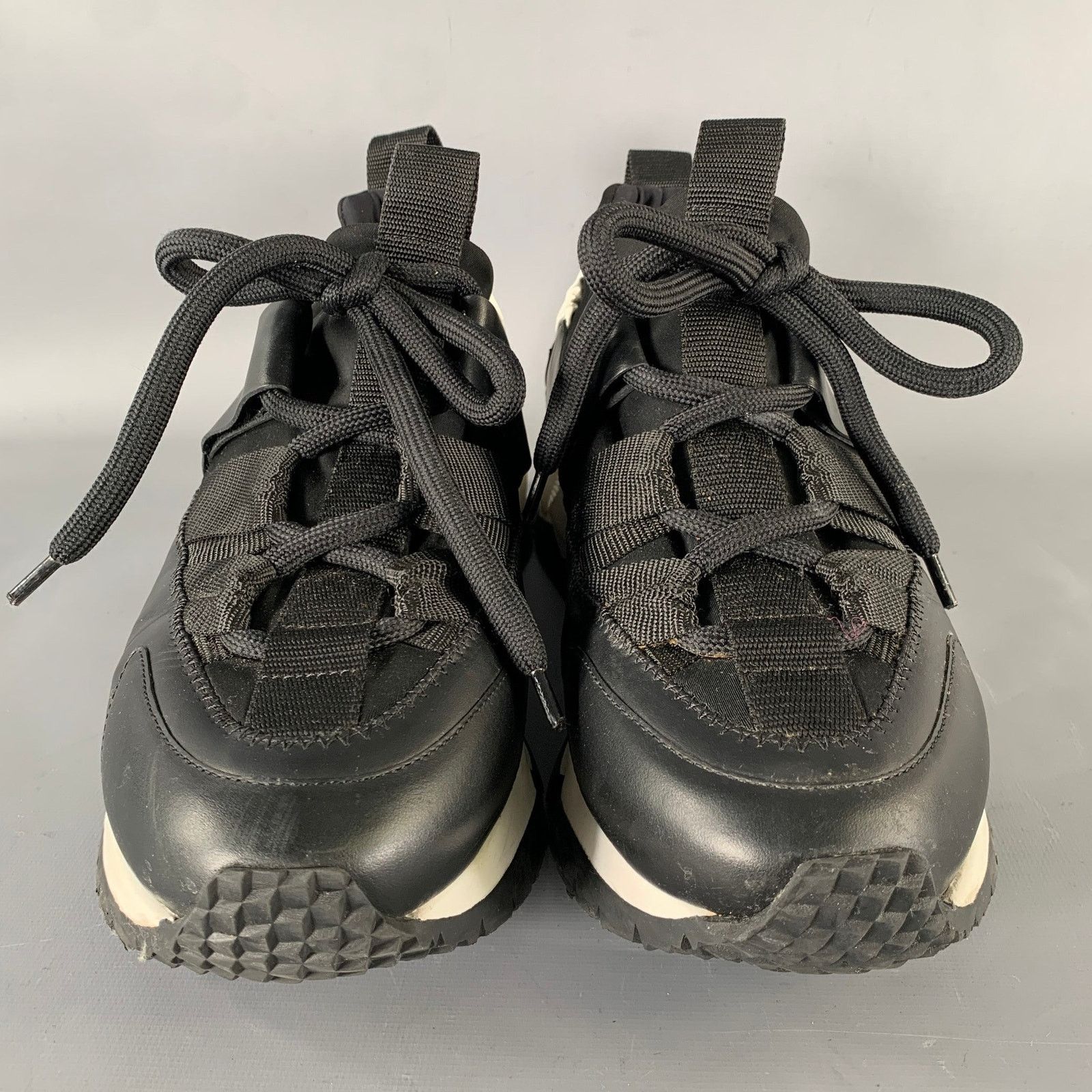 Pierre Hardy PIERRE HARDY Size 12 Black White Layered Platform Sneakers Size US 12 / IT 42 - 4 Thumbnail
