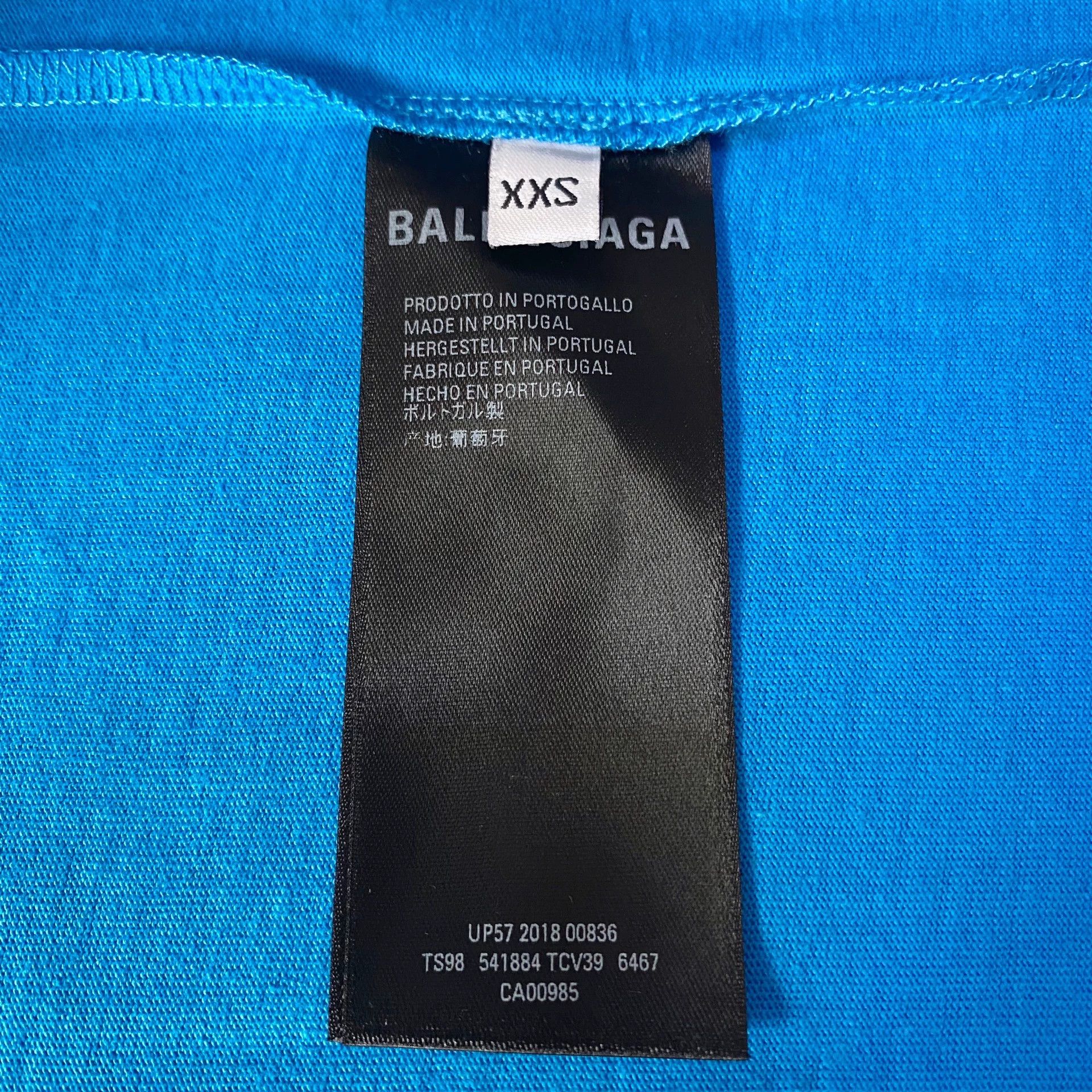 Balenciaga Balenciaga Rainbow Half-Zip Hoodie Baby Blue xxs Size US XXS / EU 40 - 7 Thumbnail