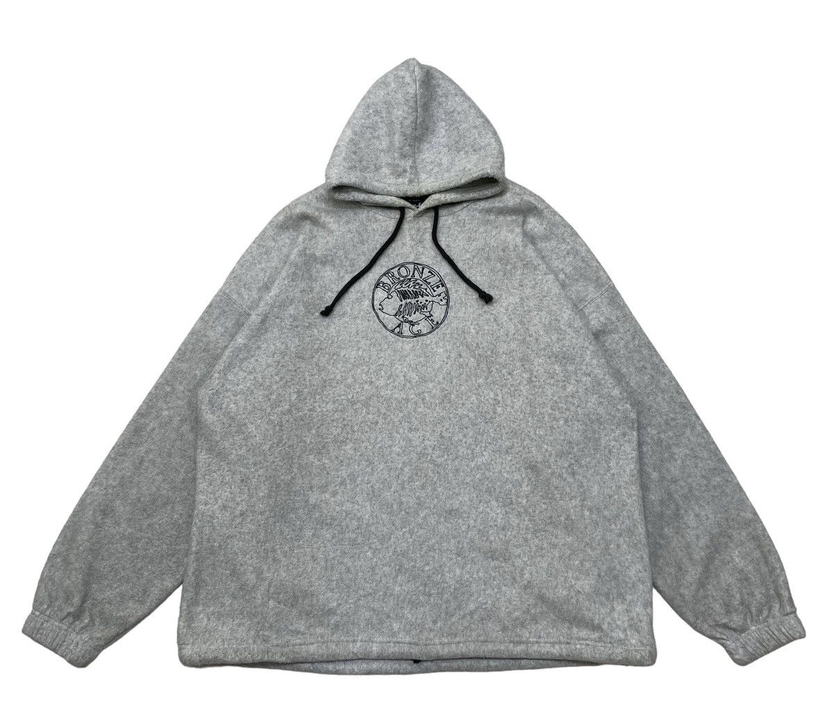Hook-Ups 🔥Vintage Bronze Ace Center Logo Pull Over Sweatshirt Hoody Size US XL / EU 56 / 4 - 2 Thumbnail