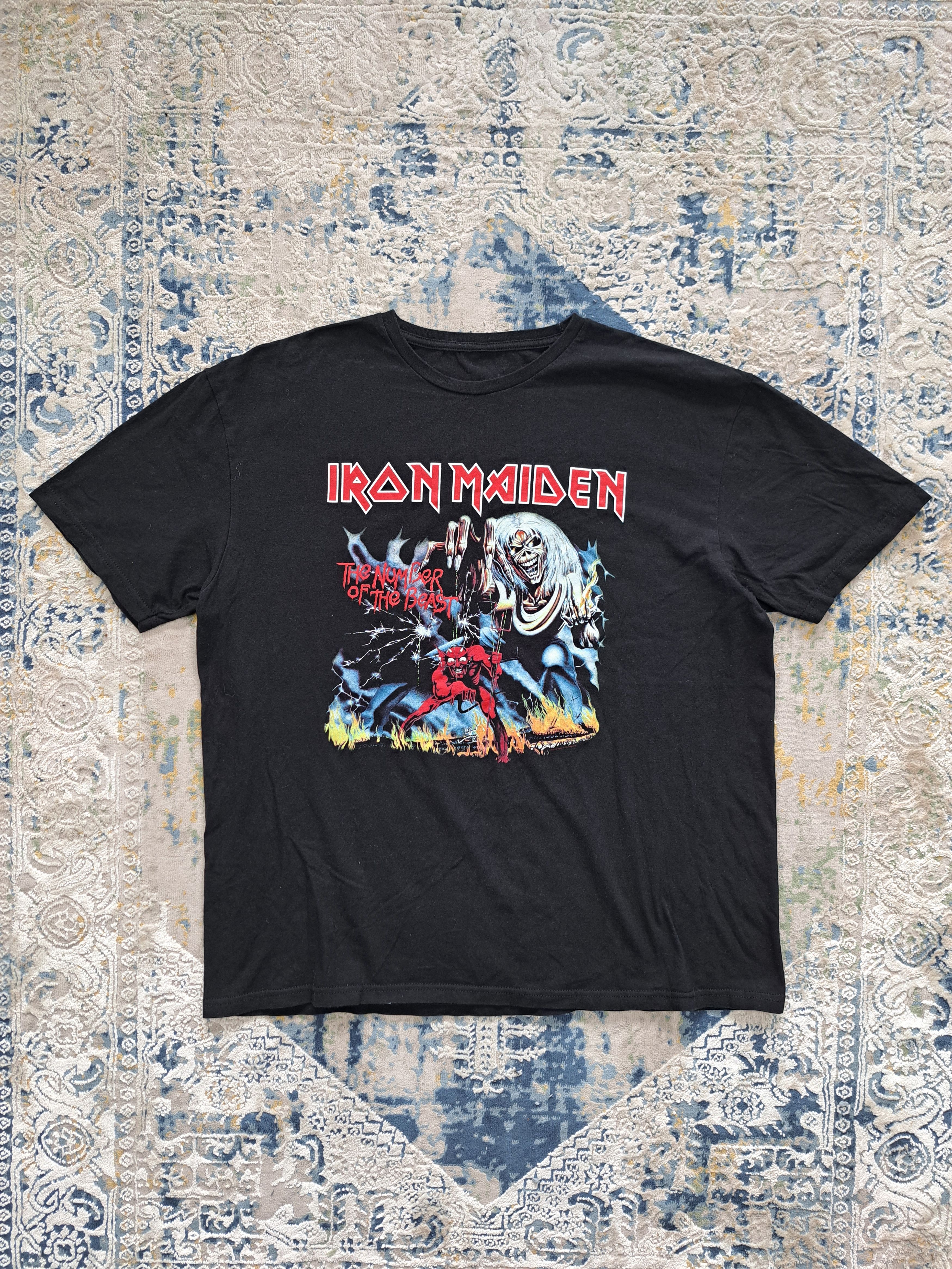 Band Tees Iron Maiden 666 Number of the Beast OG Licensed Tee Size US XL / EU 56 / 4 - 1 Thumbnail