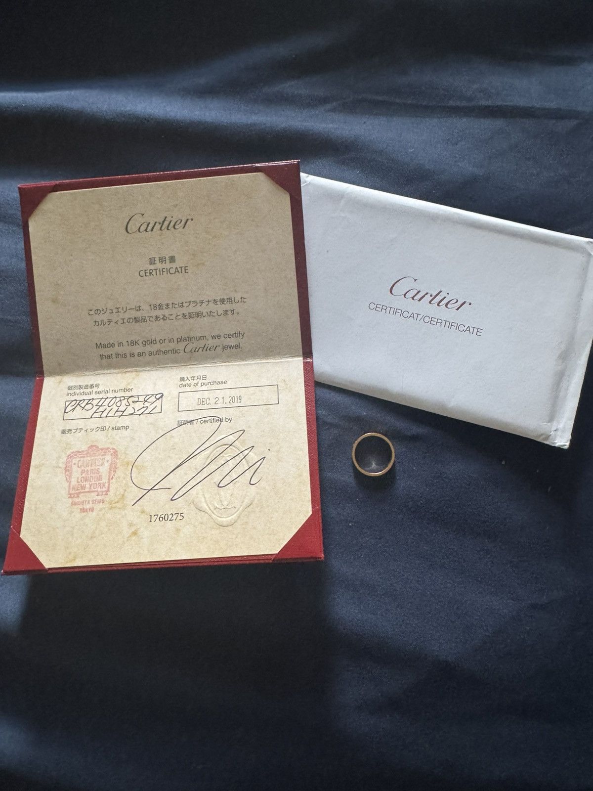 Cartier Cartier Rose Gold Love Ring Size ONE SIZE - 1 Thumbnail