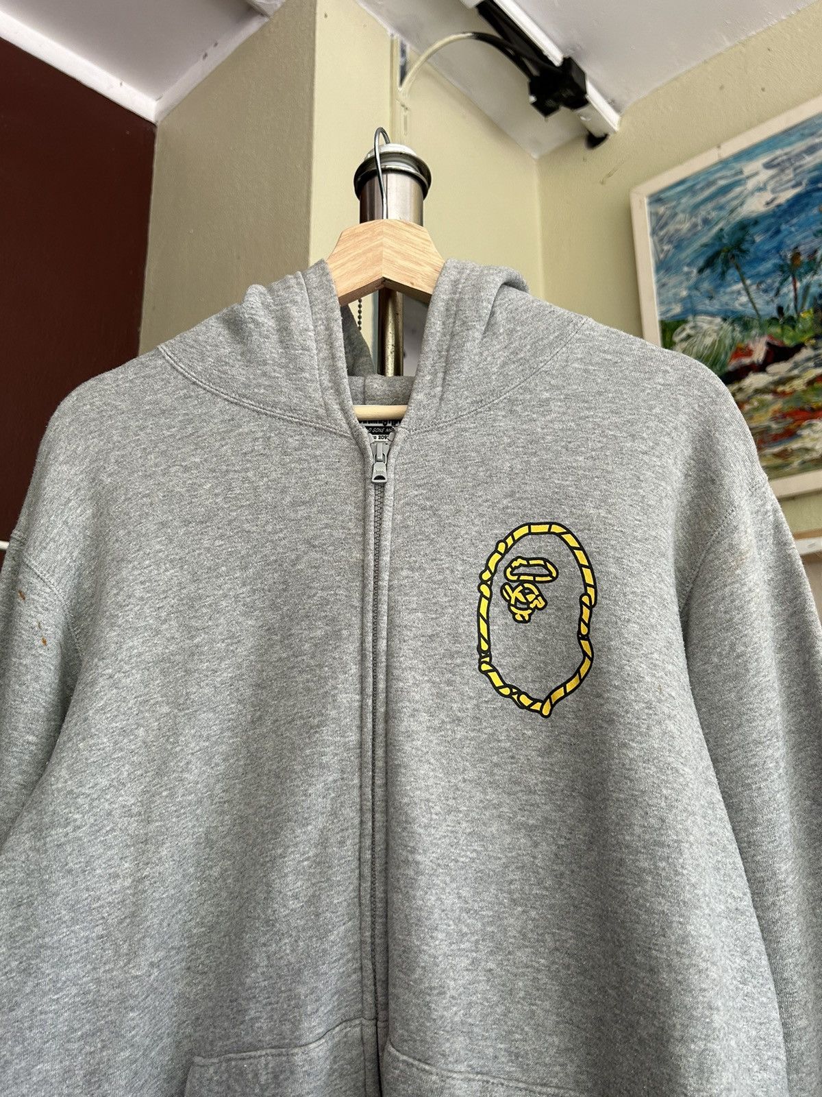 Bape Rope Logo Hoodie Size US XL / EU 56 / 4 - 3 Thumbnail