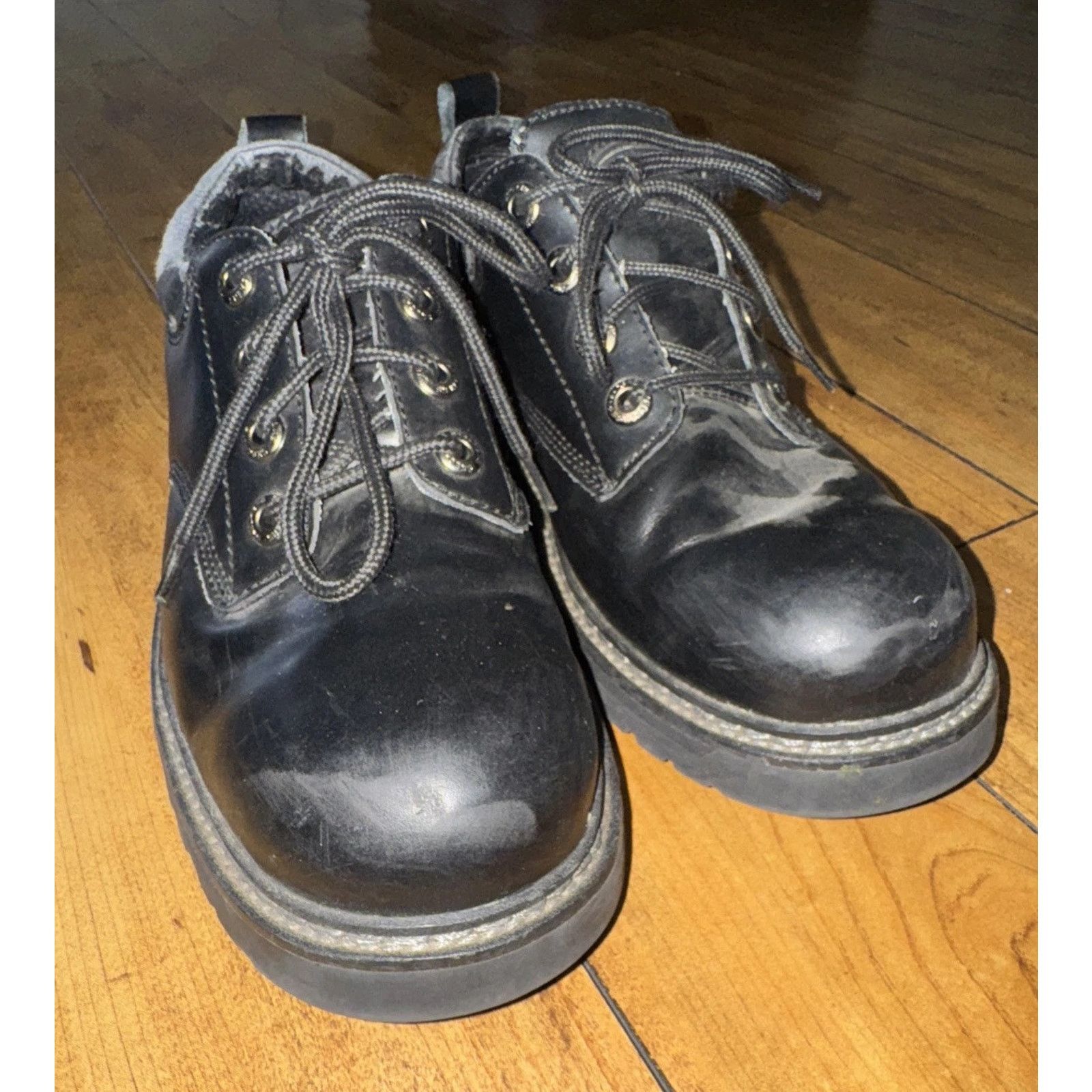 Dr. Martens × SKECHERS × Vintage Skechers Leather composite Toe Work Shoes Non-slip Men's 9 Size US 9 / EU 42 - 1 Thumbnail