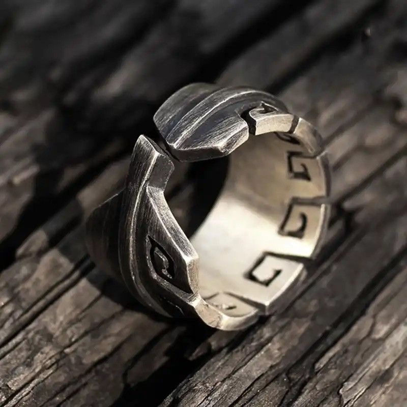 Jewelry × Vintage Original design handmade Indian wind feather ring Size ONE SIZE - 2 Thumbnail