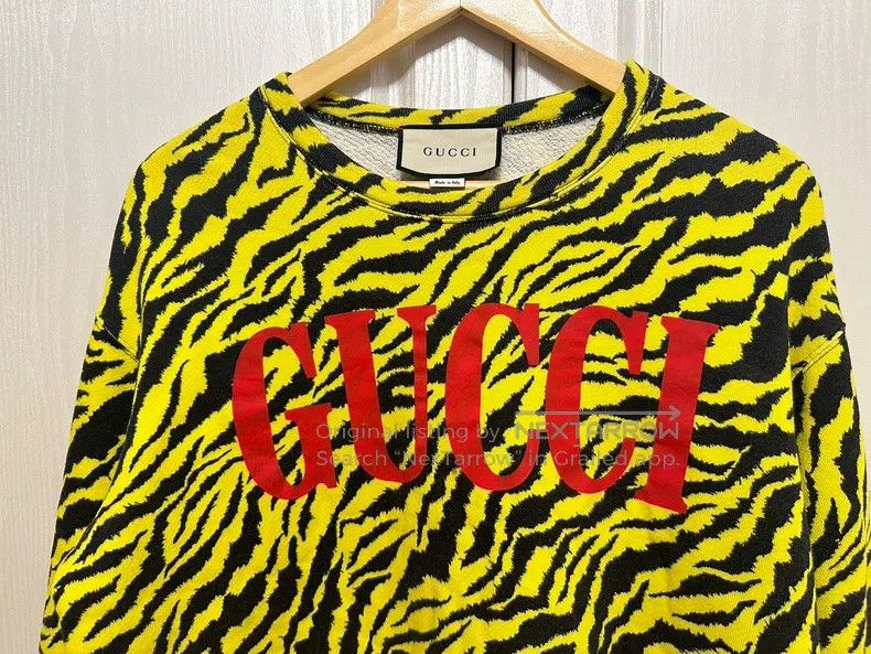 Gucci Gucci Leopard print round-neck sweatshirt Size S / US 4 / IT 40 - 7 Thumbnail