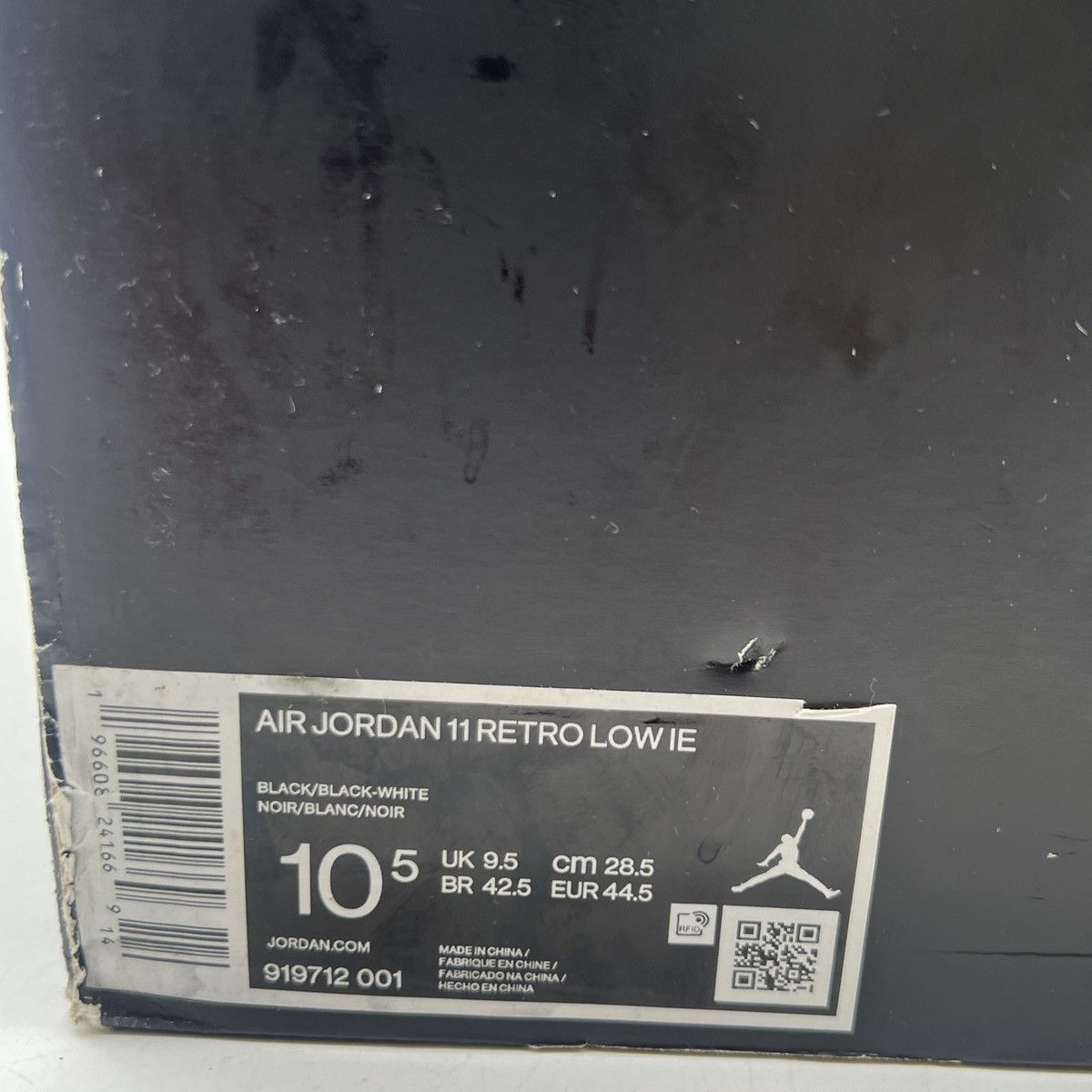 Jordan Brand Air Jordan 11 low IE Black white Size US 10.5 / EU 43-44 - 6 Thumbnail