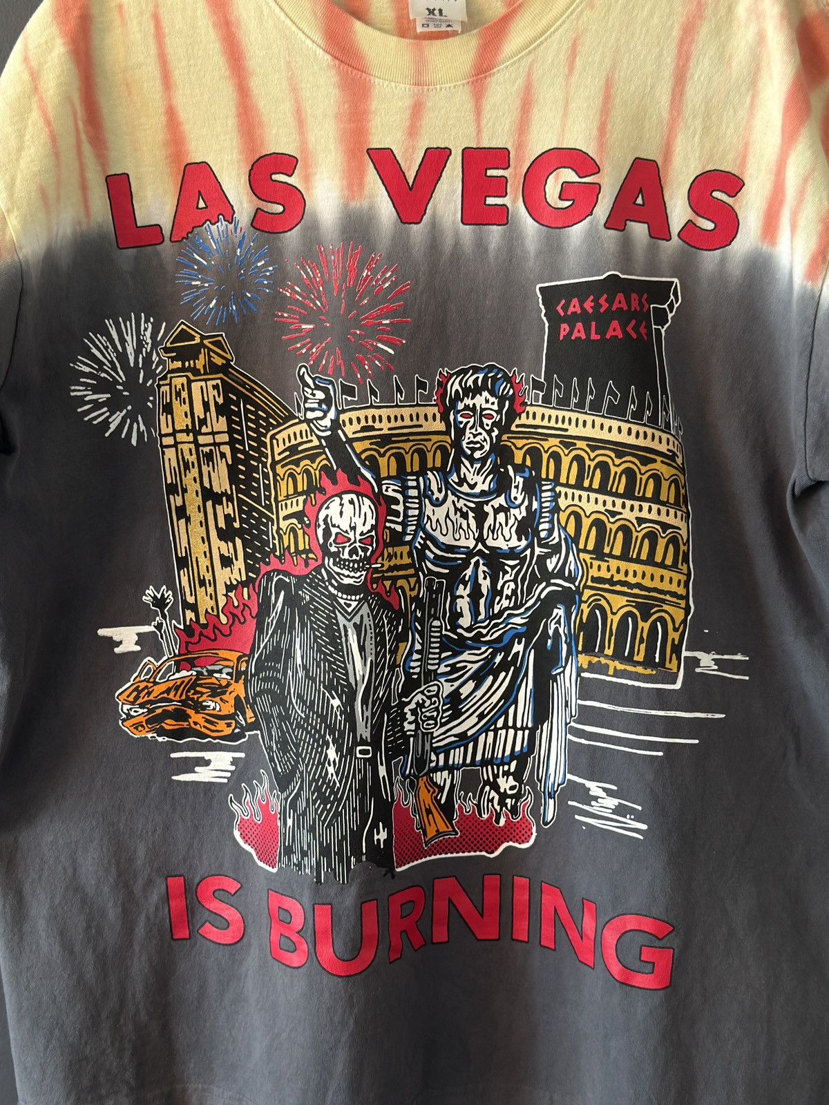 Warren Lotas Warren Lotas "Las Vegas Is Burning" graphic t-shirt Size US XL / EU 56 / 4 - 2 Thumbnail