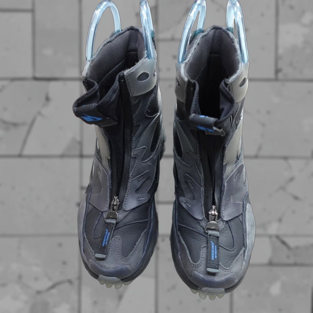Nike VINTAGE Nike React Sneakers Mens Womens Black 7.5 8.5 Jun Takahashi NEW Size US 8 / IT 38 - 1 Thumbnail