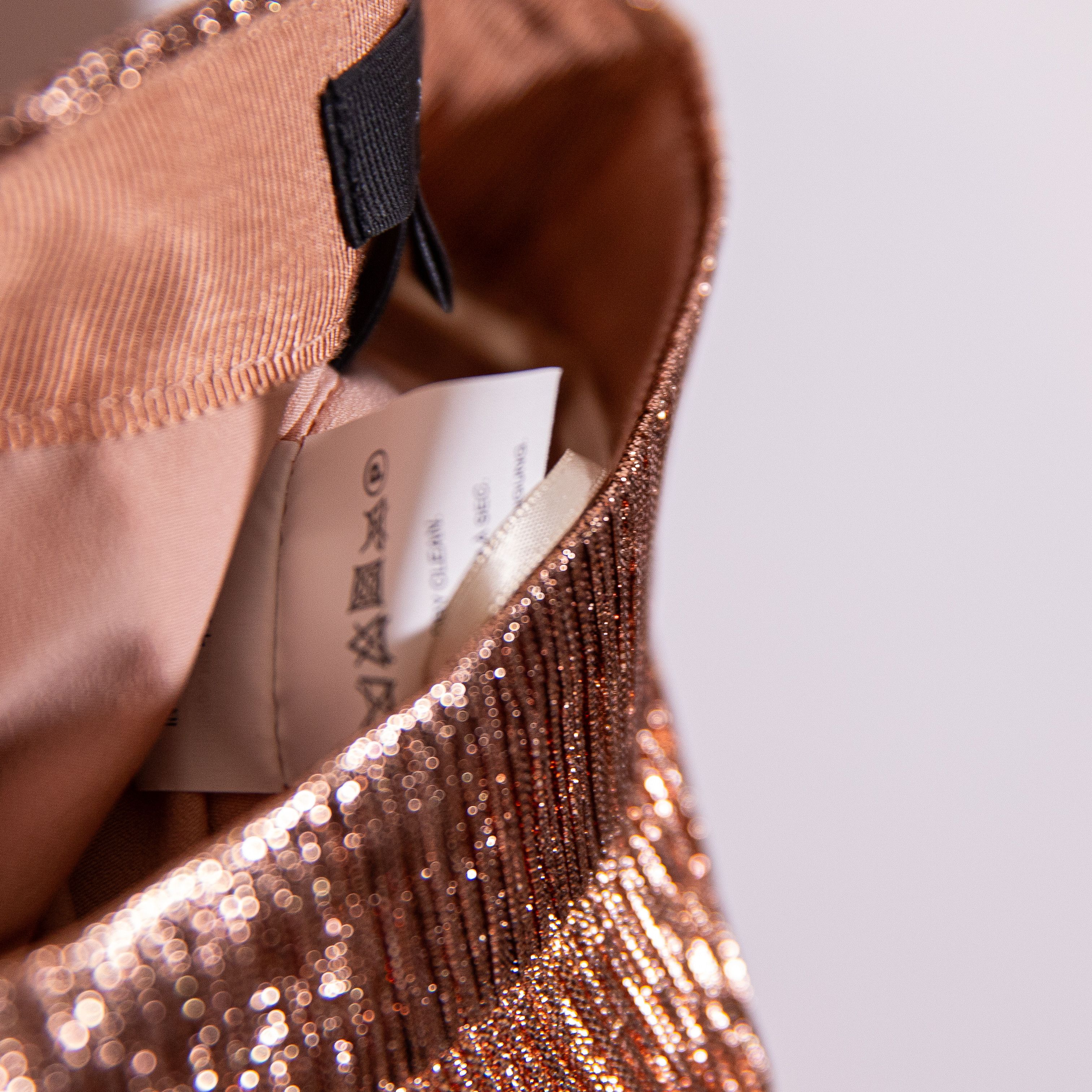 J.Crew J. Crew Collection Rose Gold Metallic Sparkle Size 24" / US 00 / IT 34 - 4 Thumbnail