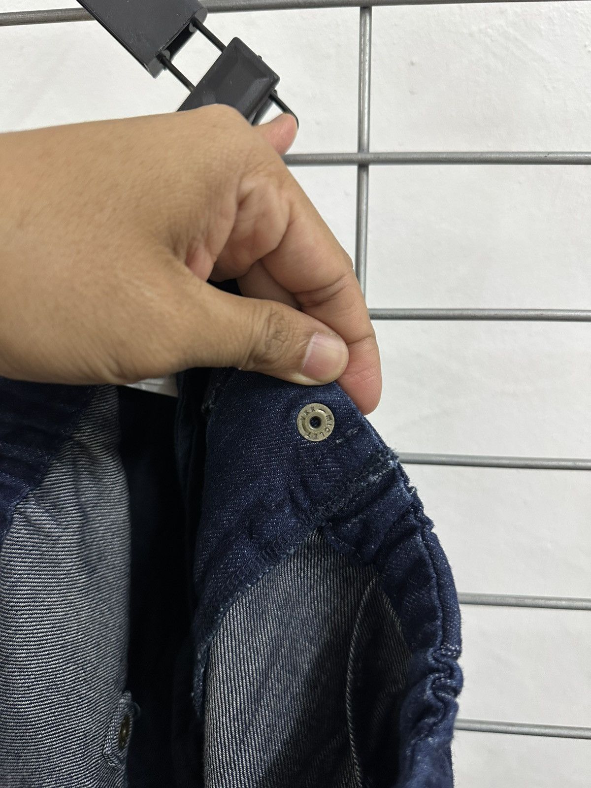 Japanese Brand Rare Beautiful RNA Inc Slanted Flap Pocket Wife Baggy Jeans Size US 32 / EU 48 - 13 Thumbnail