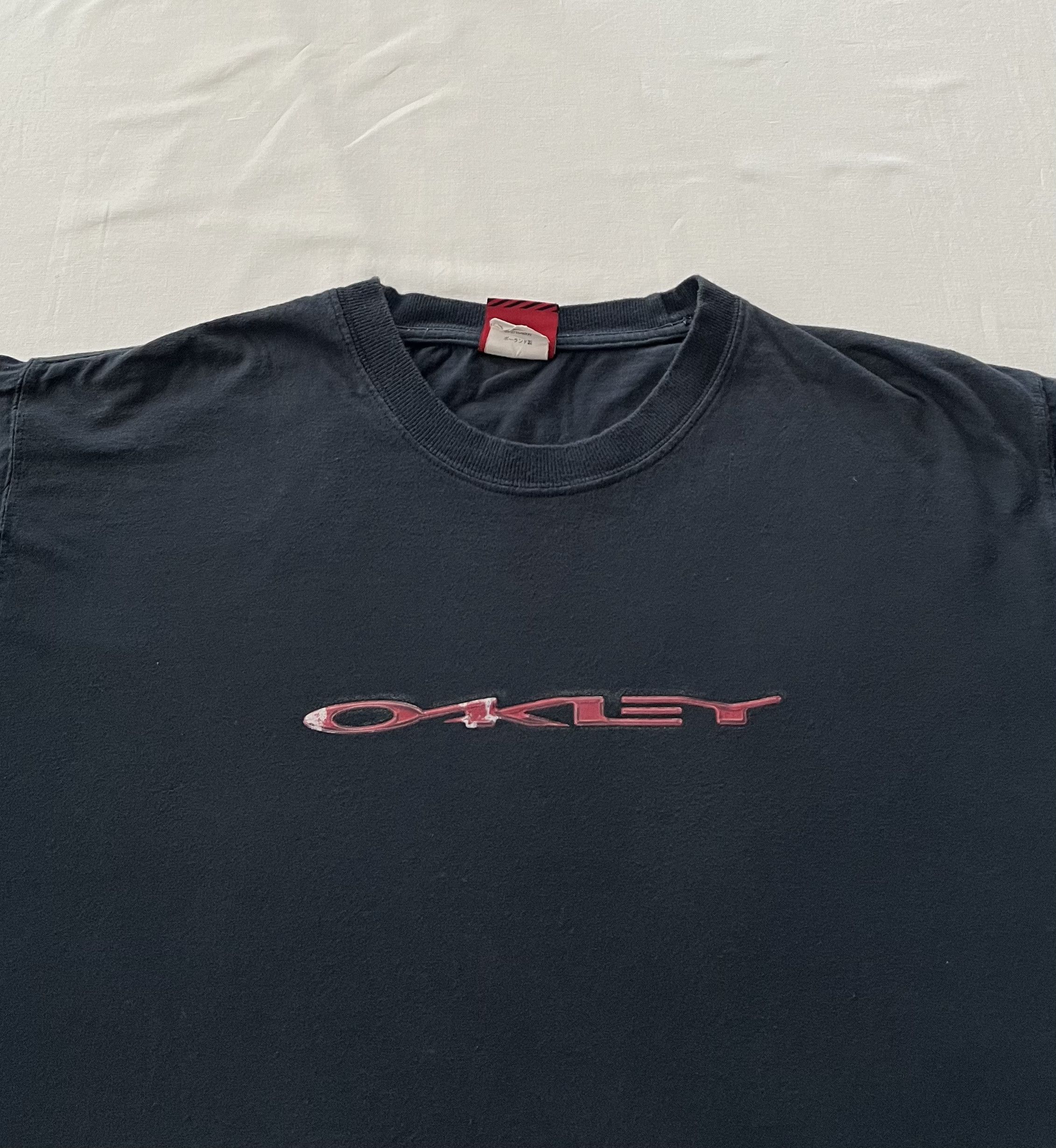Oakley × Vintage Vintage 90s Oakley Long Sleeve Tee Size US L / EU 52-54 / 3 - 3 Thumbnail