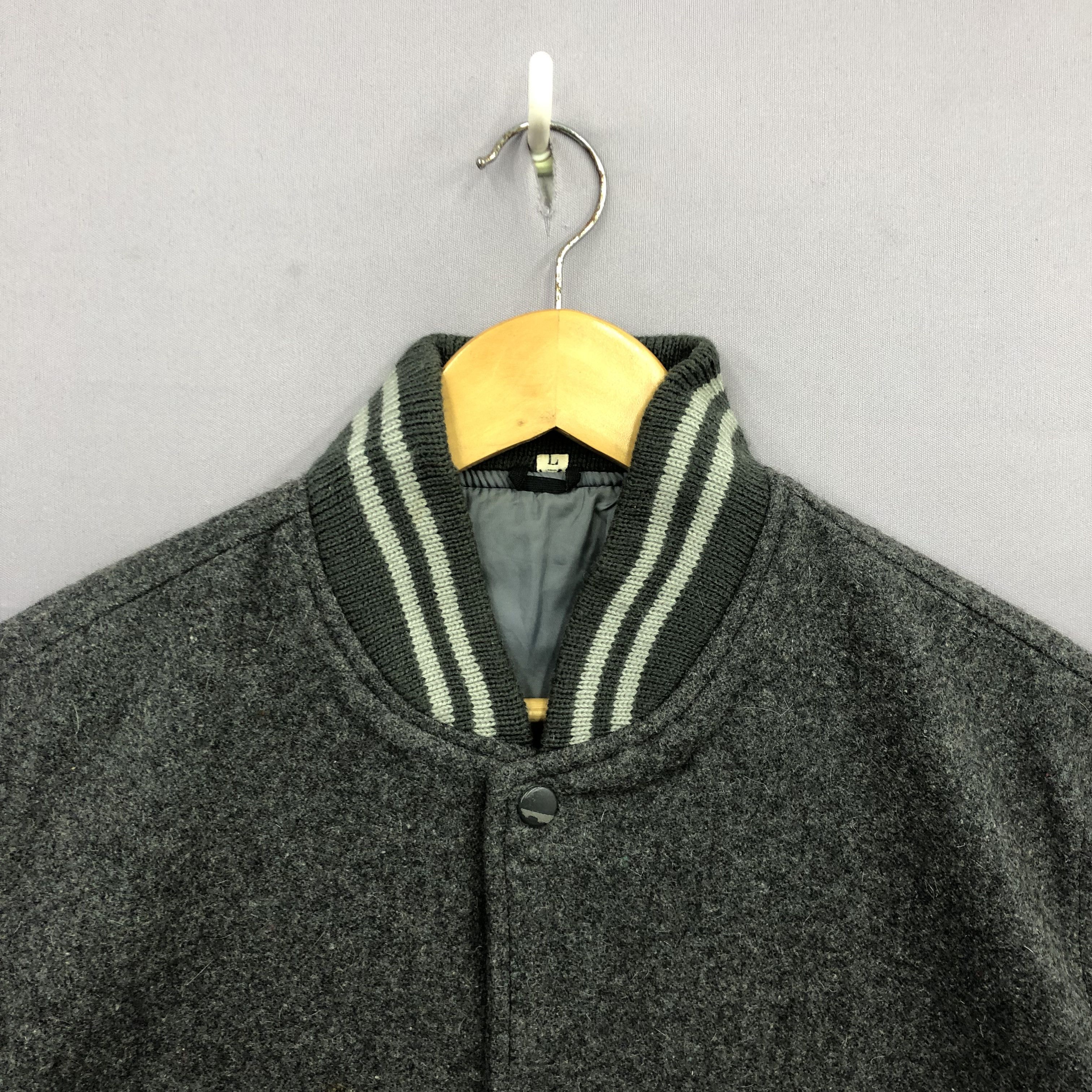 Japanese Brand × Vintage Vintage 90s Japanese Harajuku Wool Varsity Baseball Jacket Size US M / EU 48-50 / 2 - 4 Thumbnail