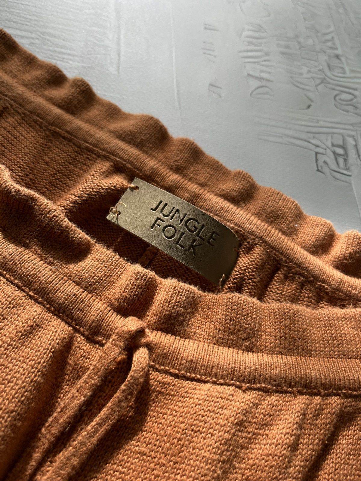 Folk Jungle Folk Streetwear Relaxed Jogger Pants Orange Size US 31 - 5 Thumbnail