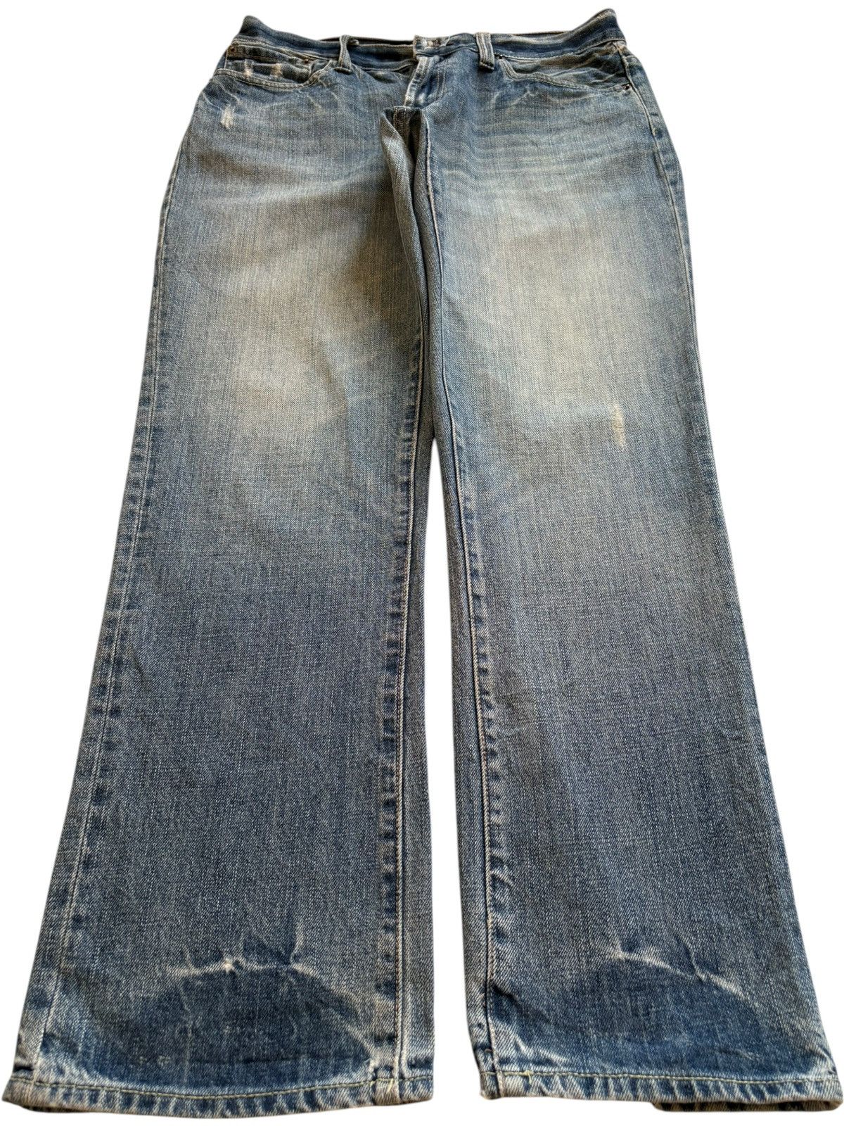 Japanese Brand SALES🔥Vintage Japanese Brand Mud Wash Distressed Jeans Size US 32 / EU 48 - 1 Thumbnail
