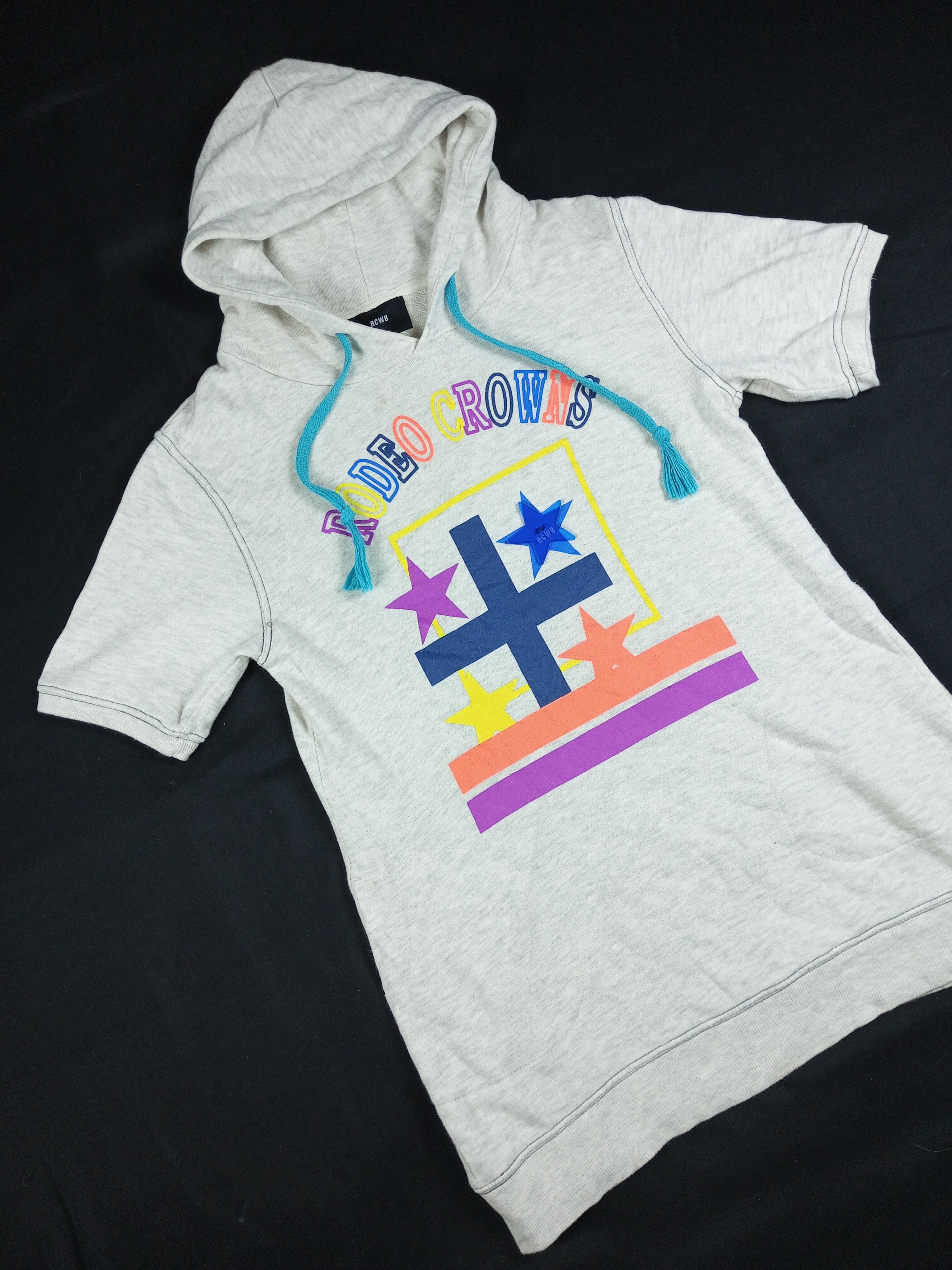 Japanese Brand 🔥Rodeo Crown Short Sleeve Hoodie Hysteric Glamour Style Size US S / EU 44-46 / 1 - 3 Thumbnail