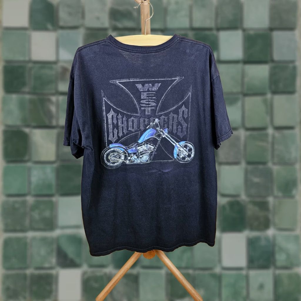 Vintage VINTAGE WEST COAST CHOPPERS BIKE MOTORCYCLE T-SHIRT BLACK SZ XXL Size US XXL / EU 58 / 5 - 1 Thumbnail