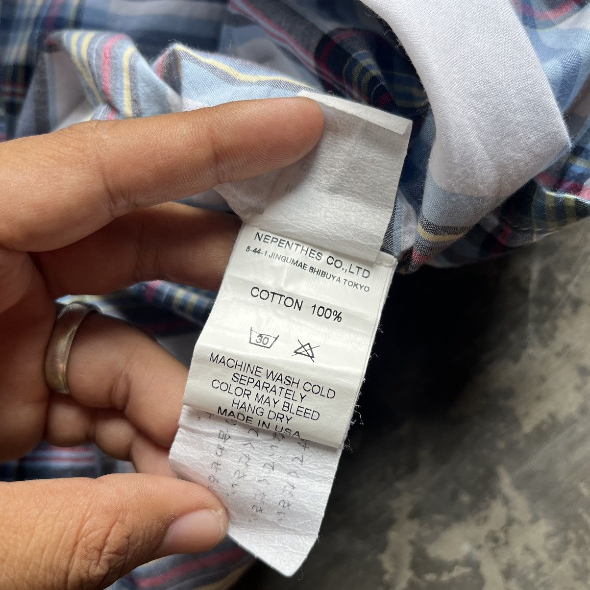 Engineered Garments × Needles × Nepenthes Engineered garments fwk popover bd shirt big plaid Size US S / EU 44-46 / 1 - 8 Thumbnail