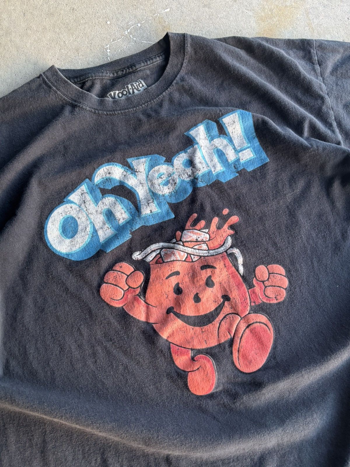 Other Crazy Faded Black Kool Aid Y2K Grunge Iconic Boxy Tee Size US XL / EU 56 / 4 - 3 Thumbnail