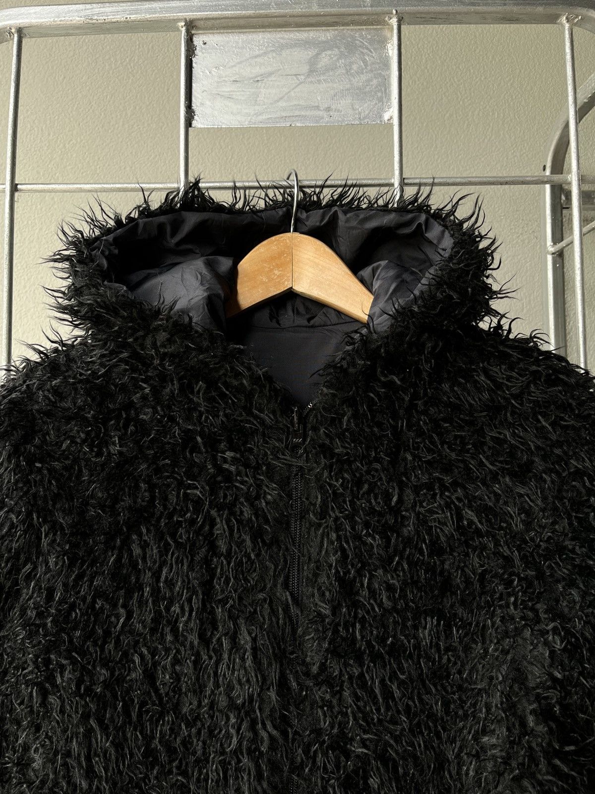 DKNY DKNY Shaggy black Faux fur jacket. Size ONE SIZE - 3 Thumbnail