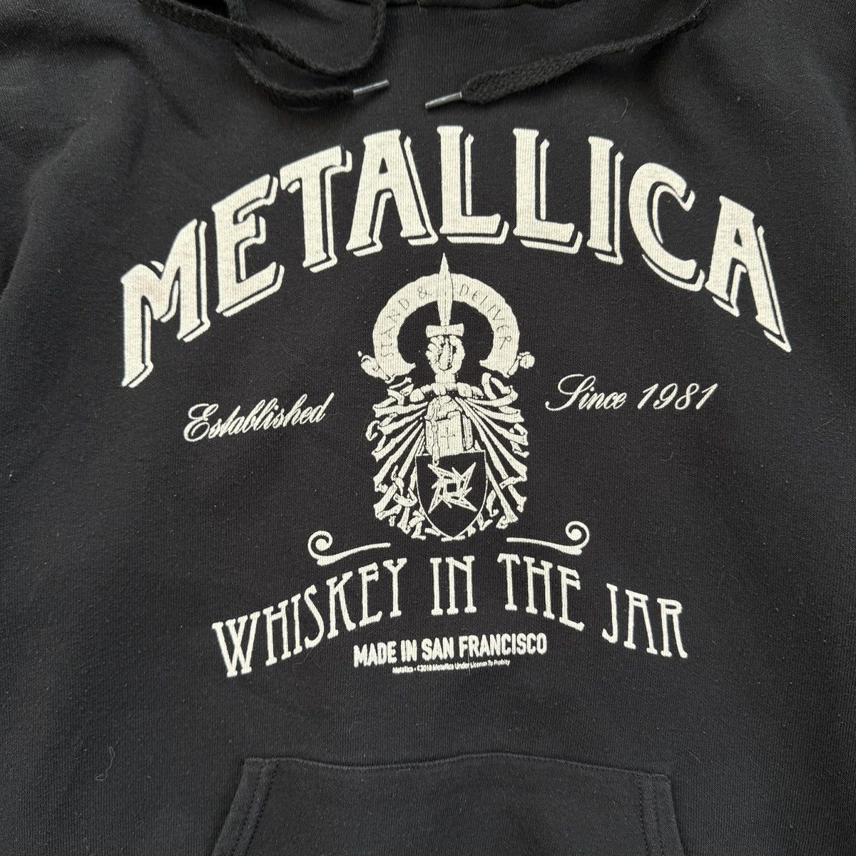 Band Tees Vintage Metallica Whiskey in the Jail Hoodie Size US L / EU 52-54 / 3 - 3 Thumbnail