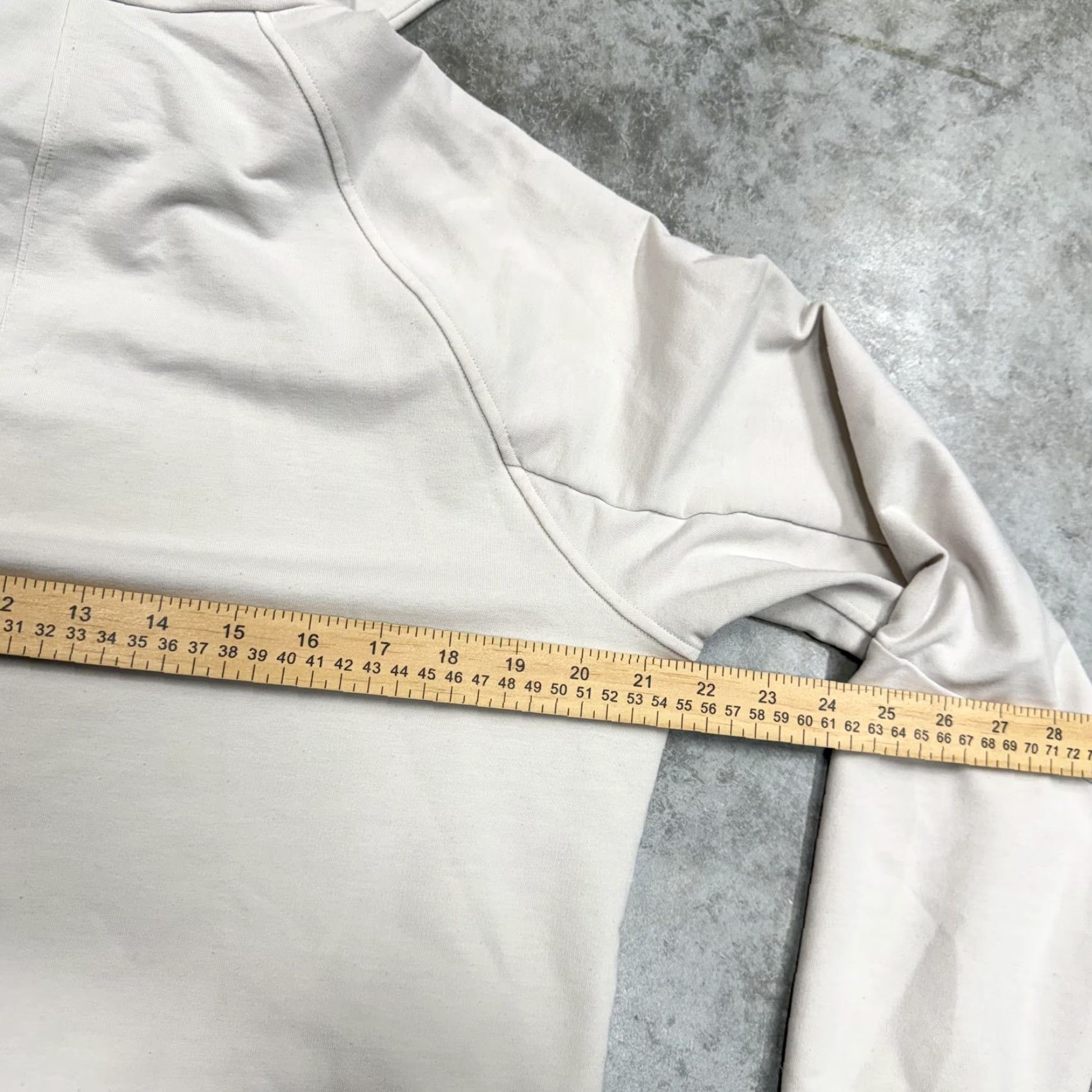 Lululemon Lululemon Hoodie Mens M Beige Pullover Sweatshirt Hooded Crew Neck Solid Vintage No Size US M / EU 48-50 / 2 - 5 Thumbnail