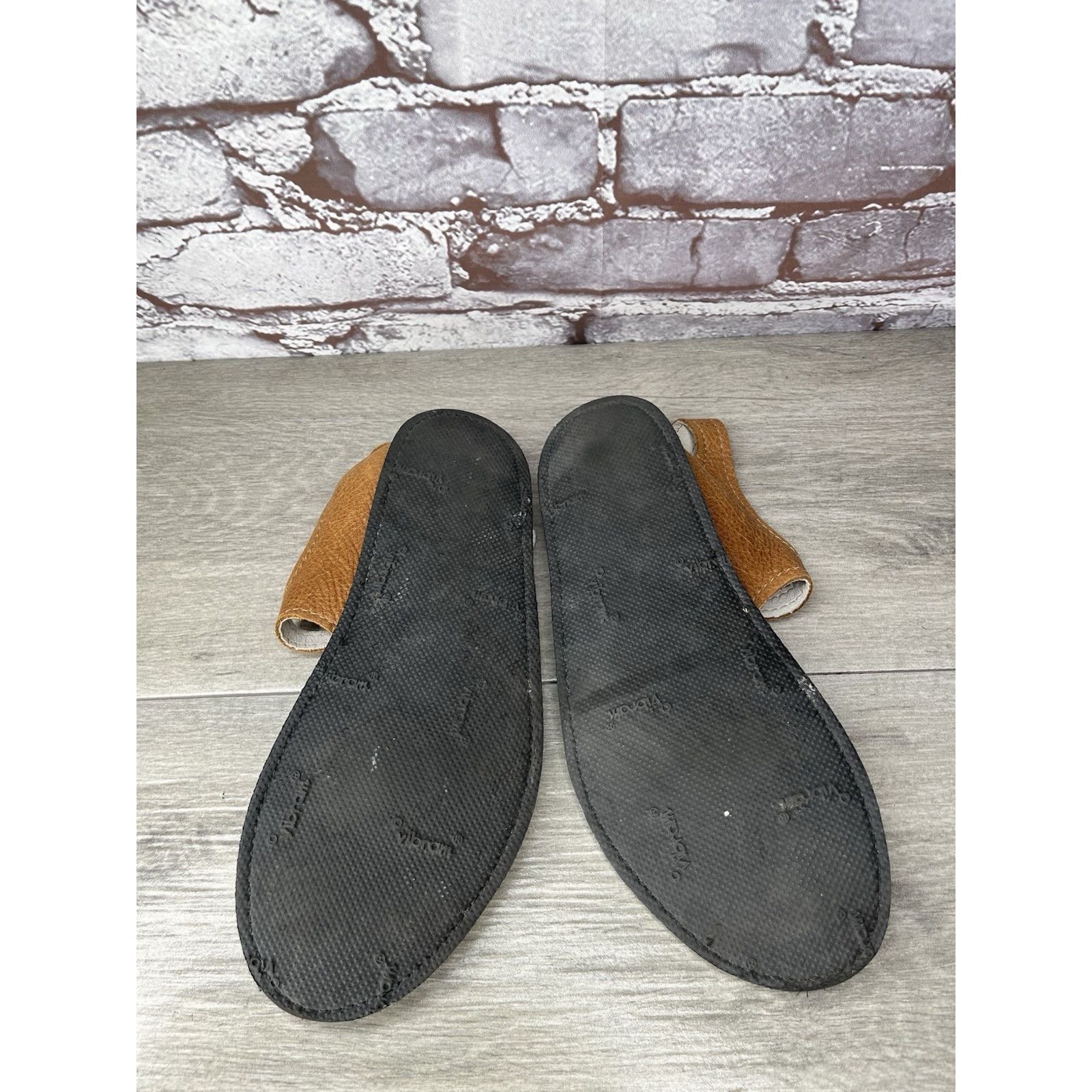 Soulstar Softstar Barefoot Minimalist Brown Leather Ankle Strap Vibra Size US 5 / IT 35 - 19 Thumbnail