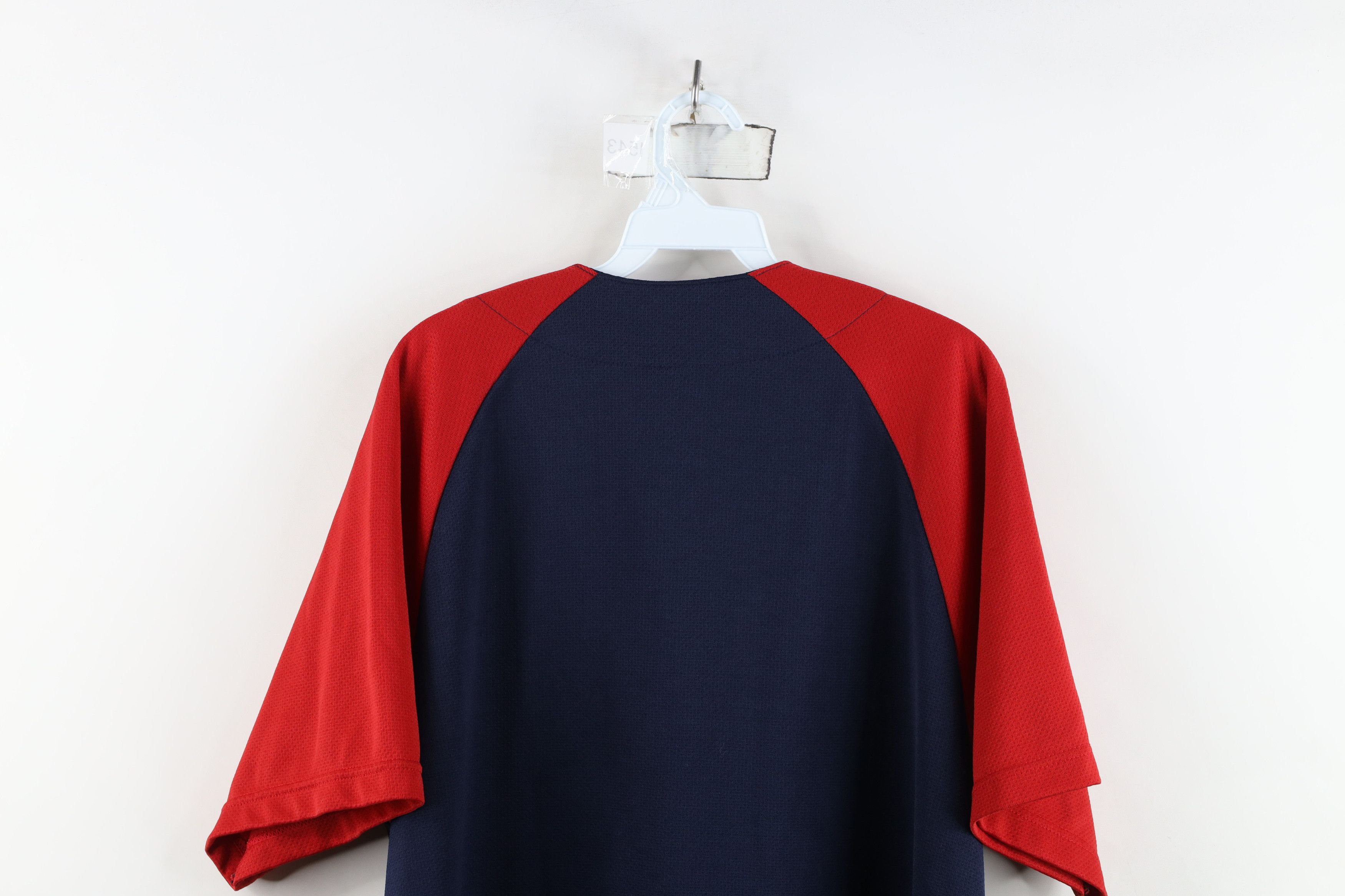 Majestic Vintage Majestic Cleveland Indians Baseball Jersey Blue Red Size US XL / EU 56 / 4 - 11 Thumbnail