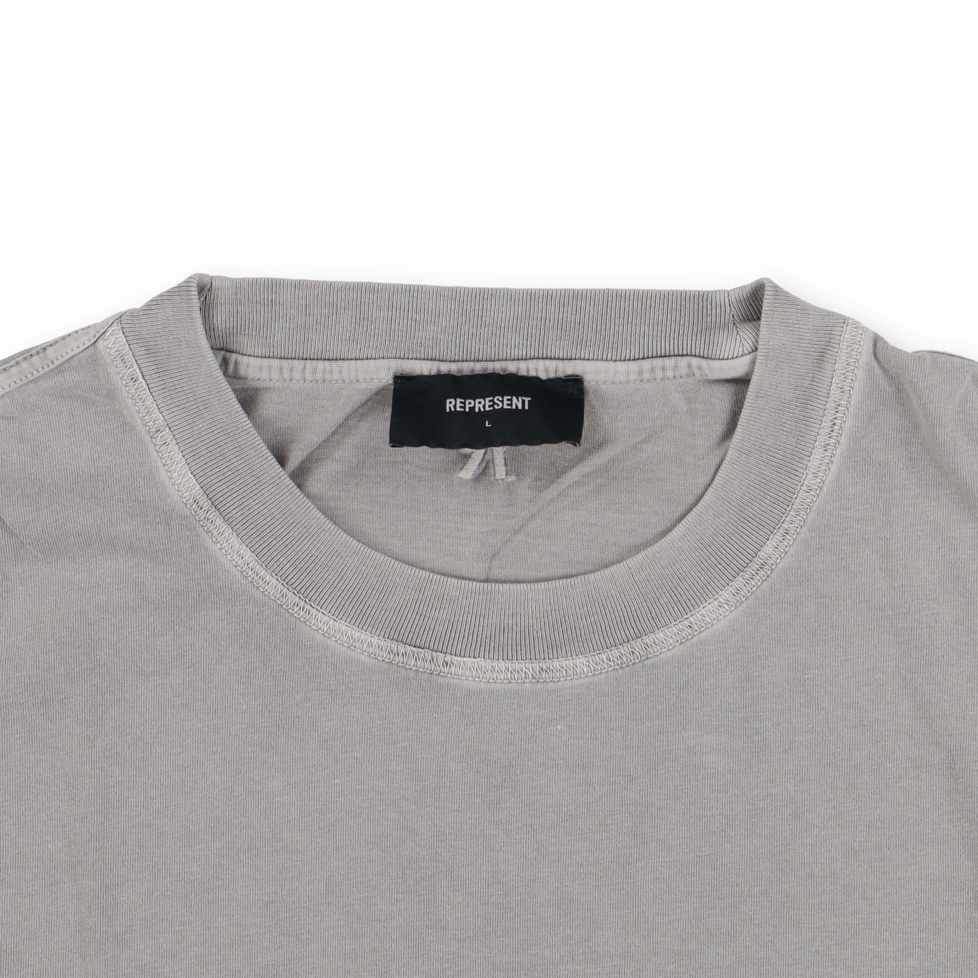 Represent Clo. Grey Initial Logo Oversized T-Shirt Size US L / EU 52-54 / 3 - 7 Thumbnail