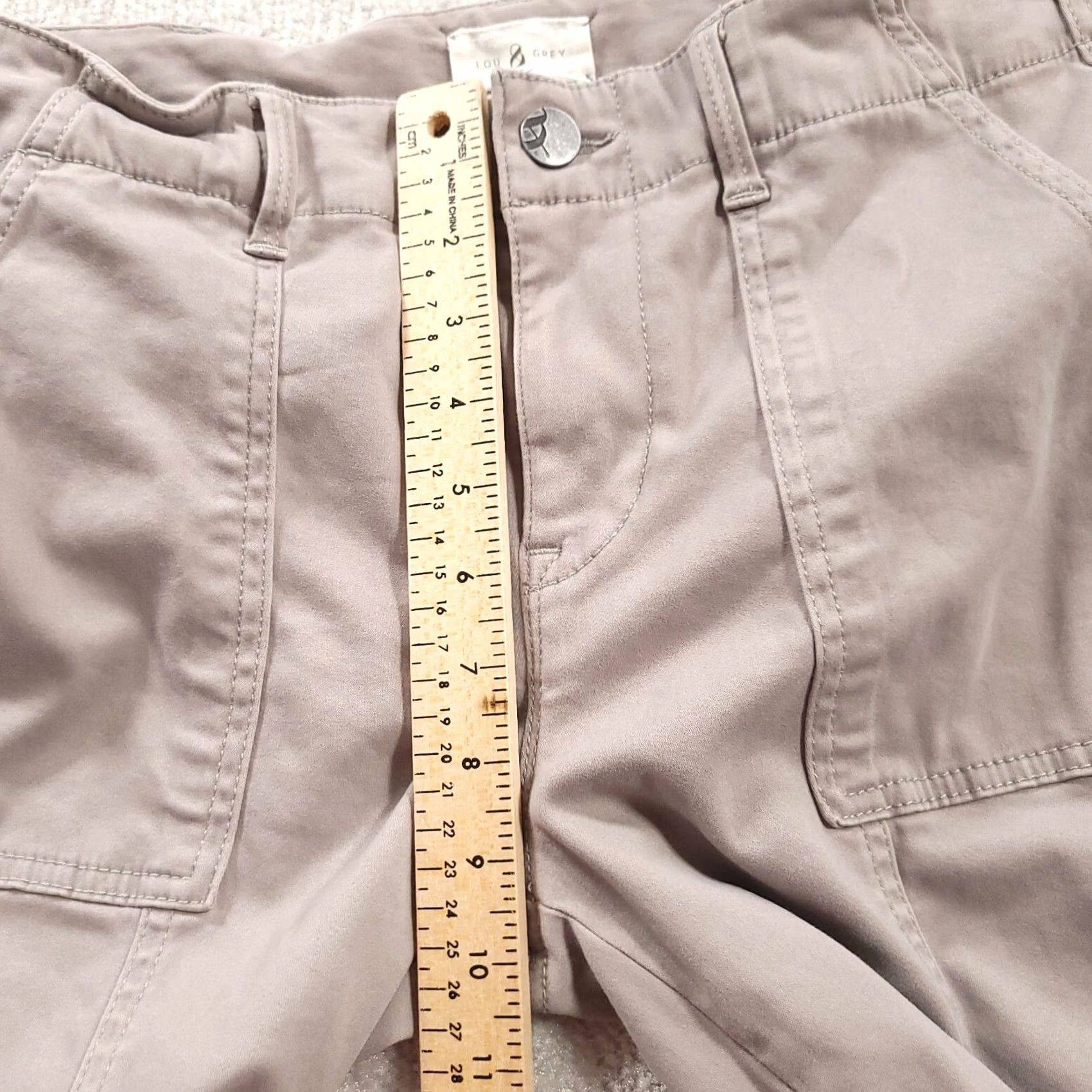 Lou & Grey Lou & Grey Skinny Pants Womens 8 Navy Gray Size 30" / US 8 / IT 44 - 7 Thumbnail