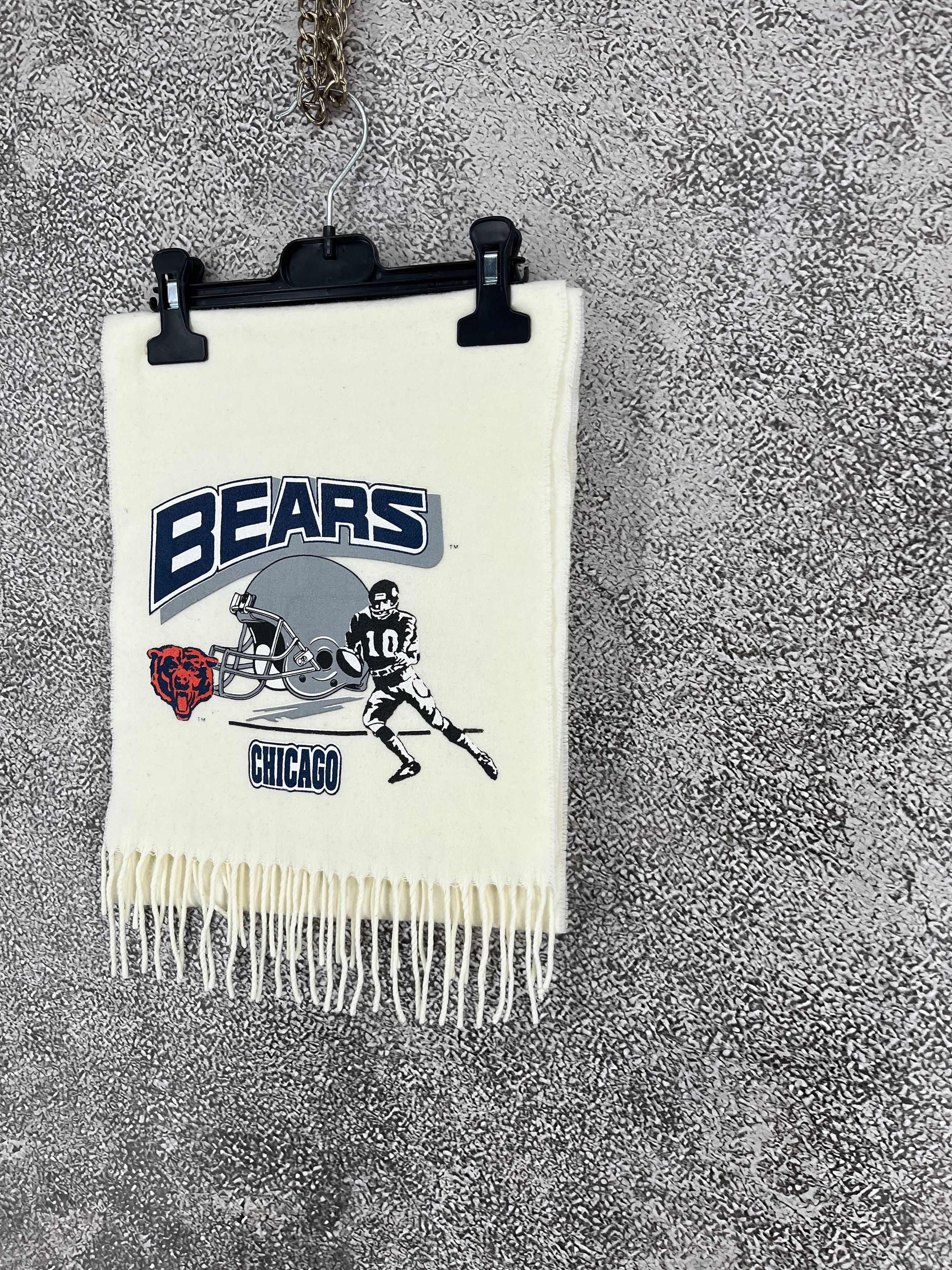 Vintage Vintage Chicago Bears NFL Scarf 90S Size ONE SIZE - 4 Thumbnail