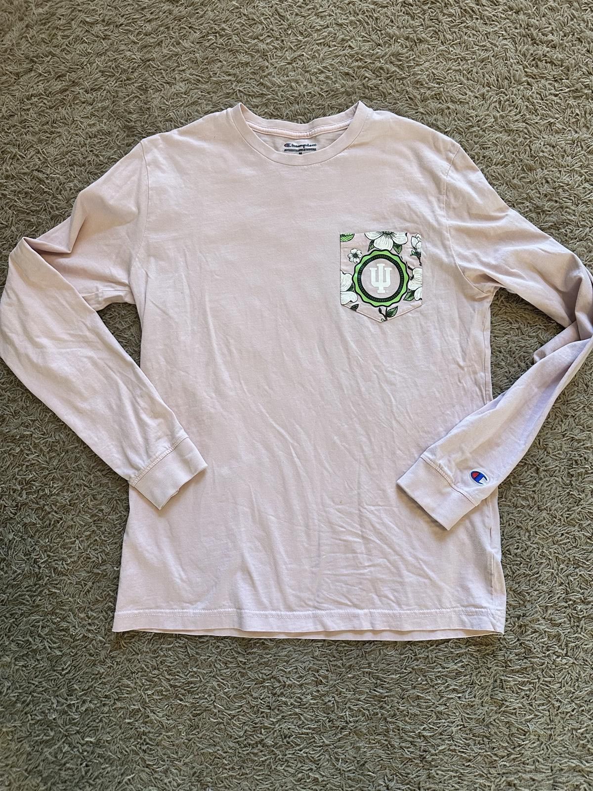 Champion Champion Long Sleeve Indiana University Pocket Tee Size ONE SIZE - 1 Thumbnail