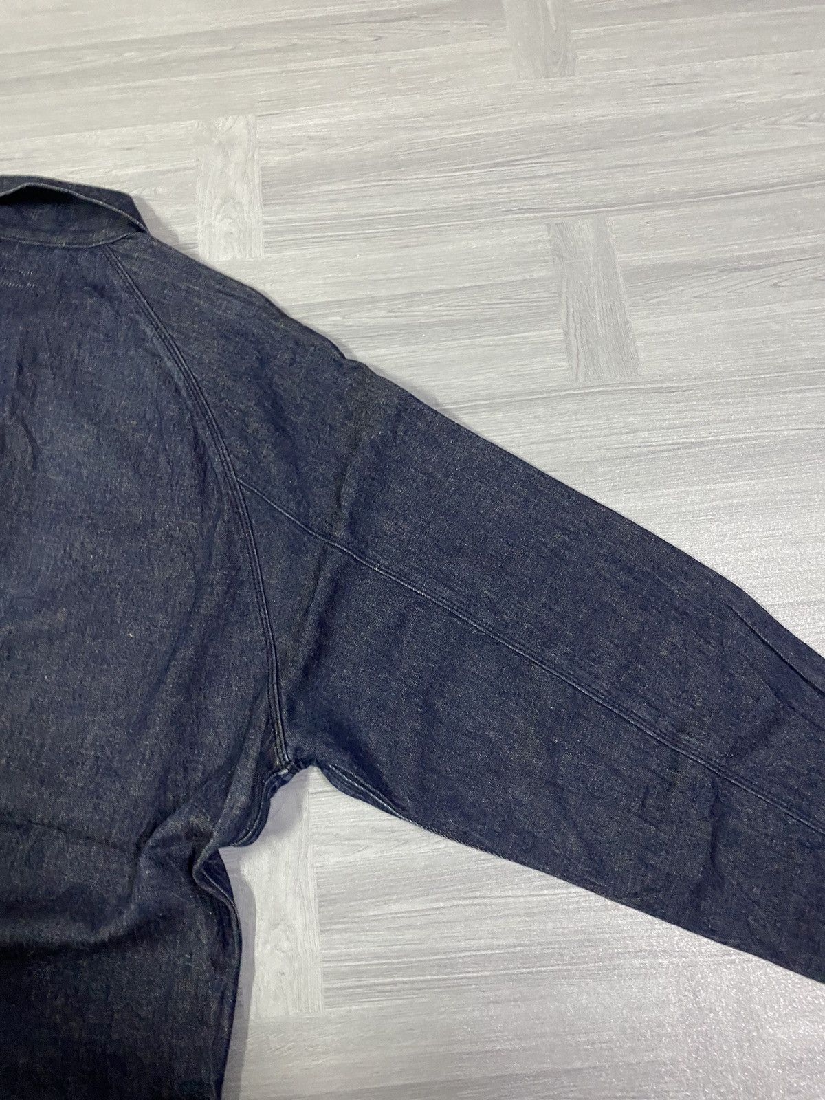 Uniqlo Uniqlo Utility Denim Jacket ( Cotton Linen ) Size US XL / EU 56 / 4 - 14 Thumbnail