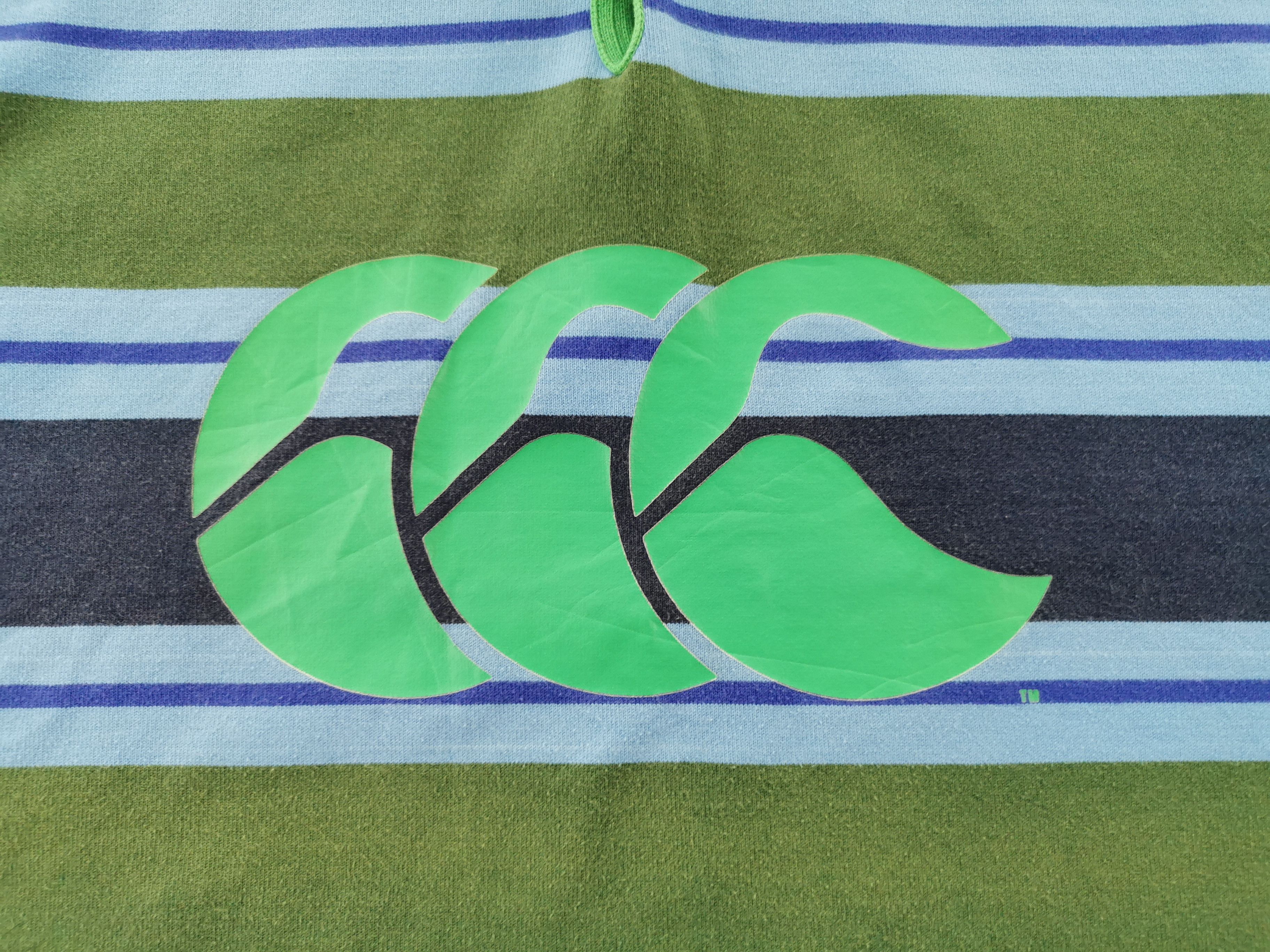 Canterbury of New Zealand Vintage 90s Canterbury Rugby Stripe Polo Shirt Size M Size US M / EU 48-50 / 2 - 4 Thumbnail