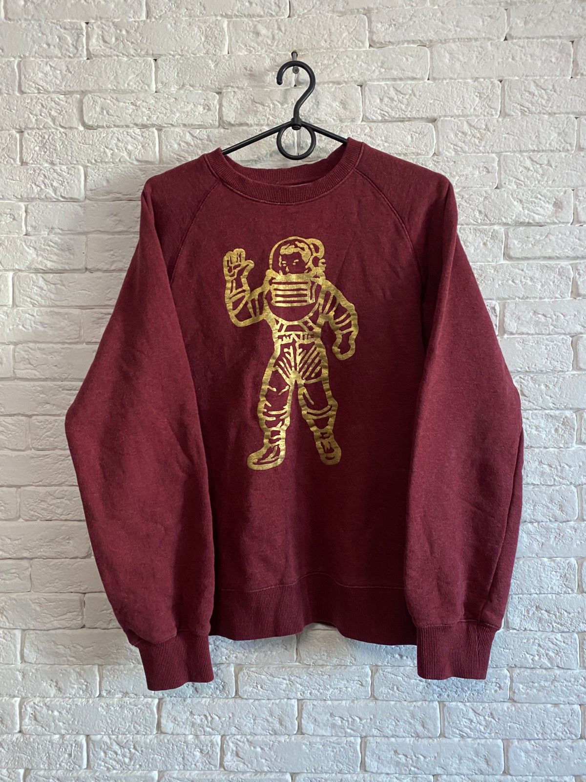 Pre-owned Billionaire Boys Club Astronaut Sweatshirt In Burgundy