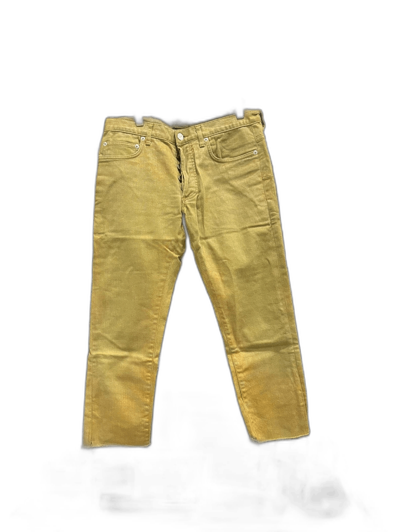Dior Dior Gold Denim Trousers Size 29-2505 Size US 29 - 1 Thumbnail