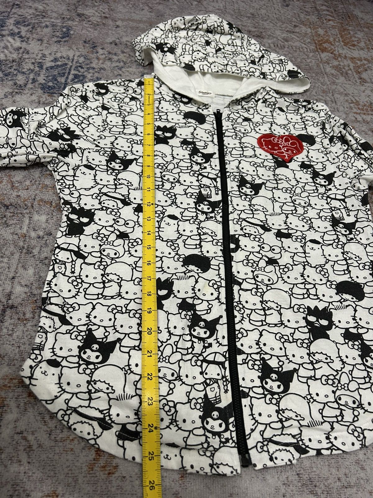 If Six Was Nine Hello Kitty Full Print zip Hoodie Size US S / EU 44-46 / 1 - 13 Thumbnail