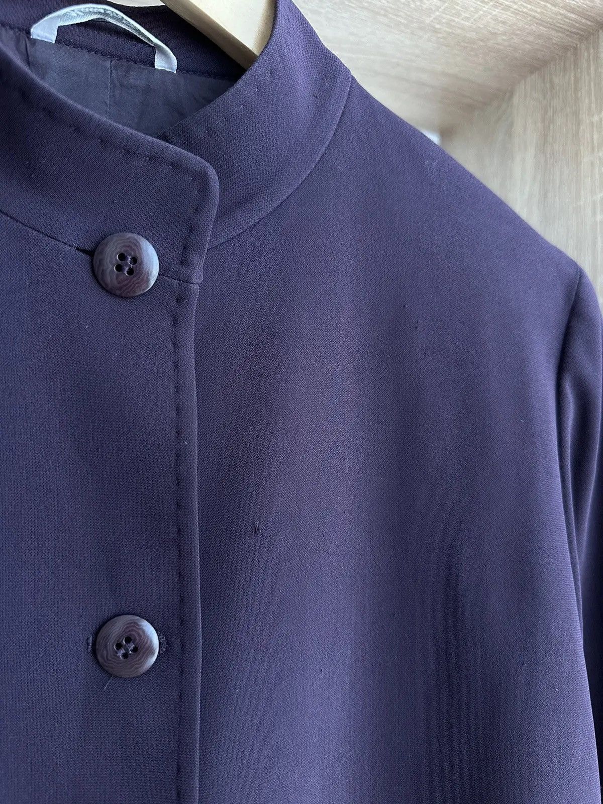 Max Mara × Vintage Vintage Max Mara Coat Violet Light Size 42 Size M / US 6-8 / IT 42-44 - 13 Thumbnail
