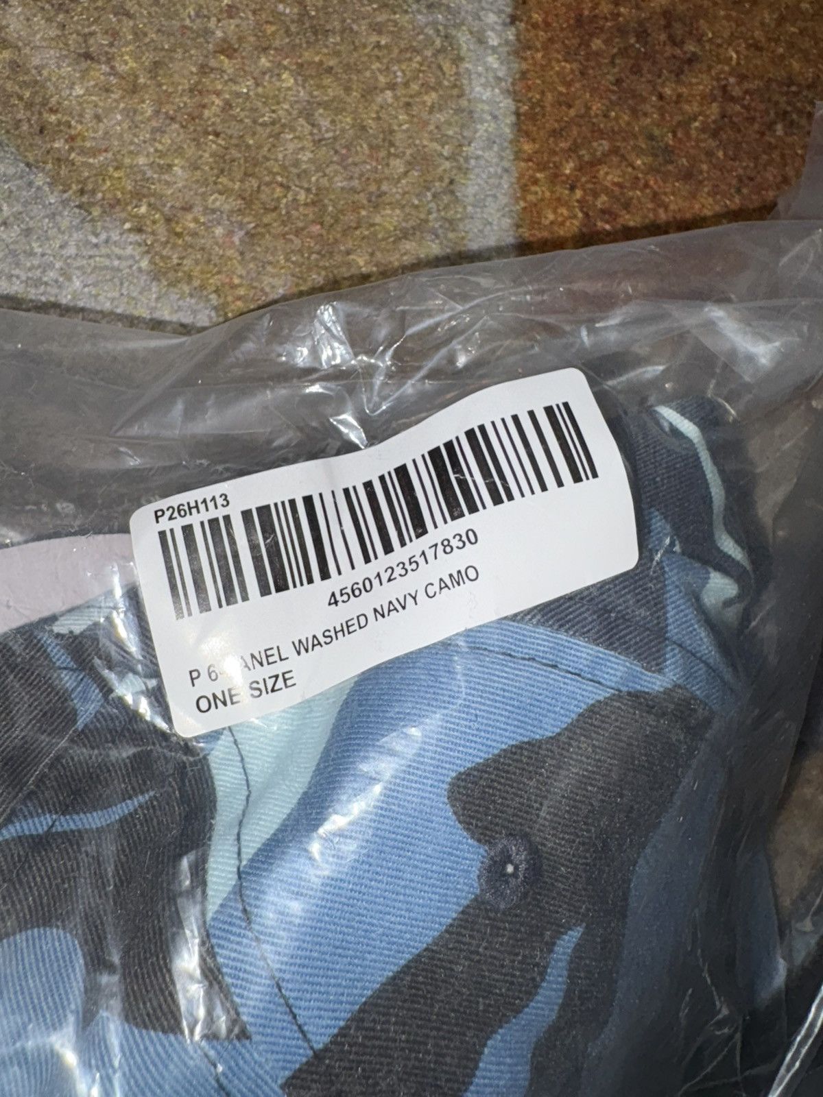 Palace Palace P 6-Panel Hat Washed Navy Camo Size ONE SIZE - 5 Thumbnail